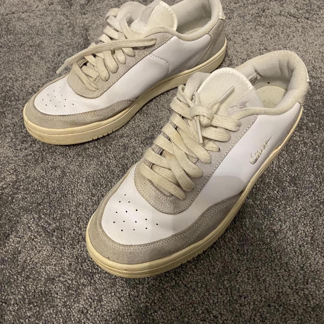 Nike Court vintage Beige cream Size UK Depop