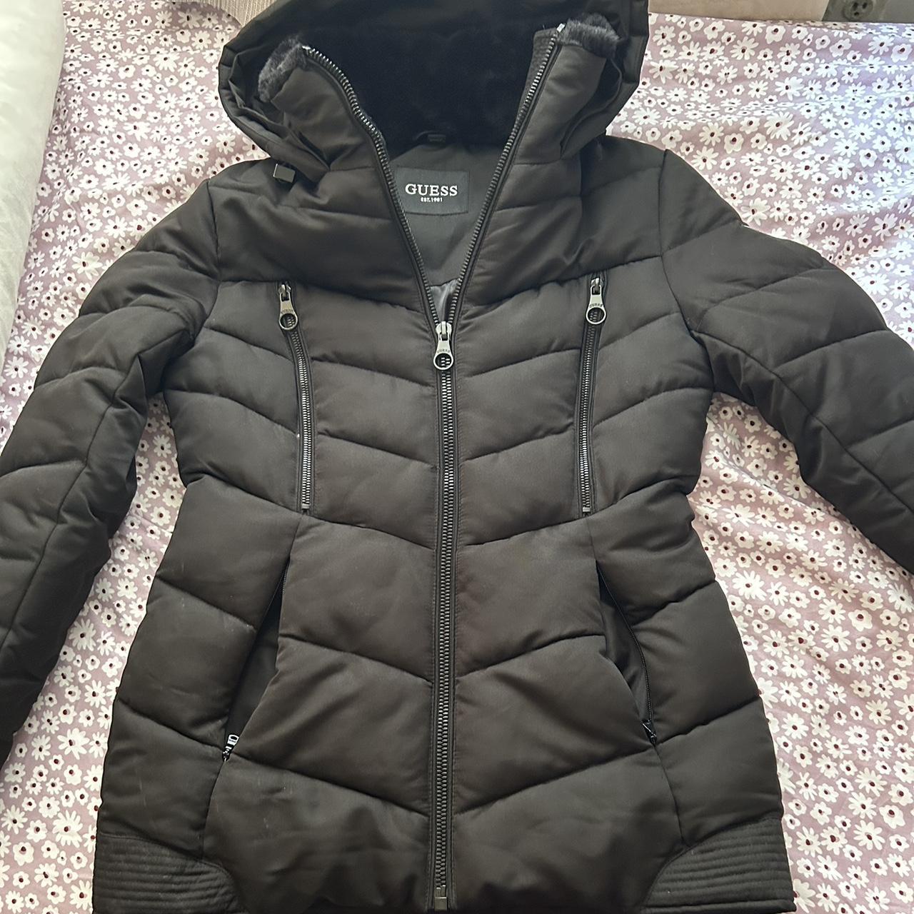 Guess Black Women’s Winter Coat. Retail: $90... - Depop