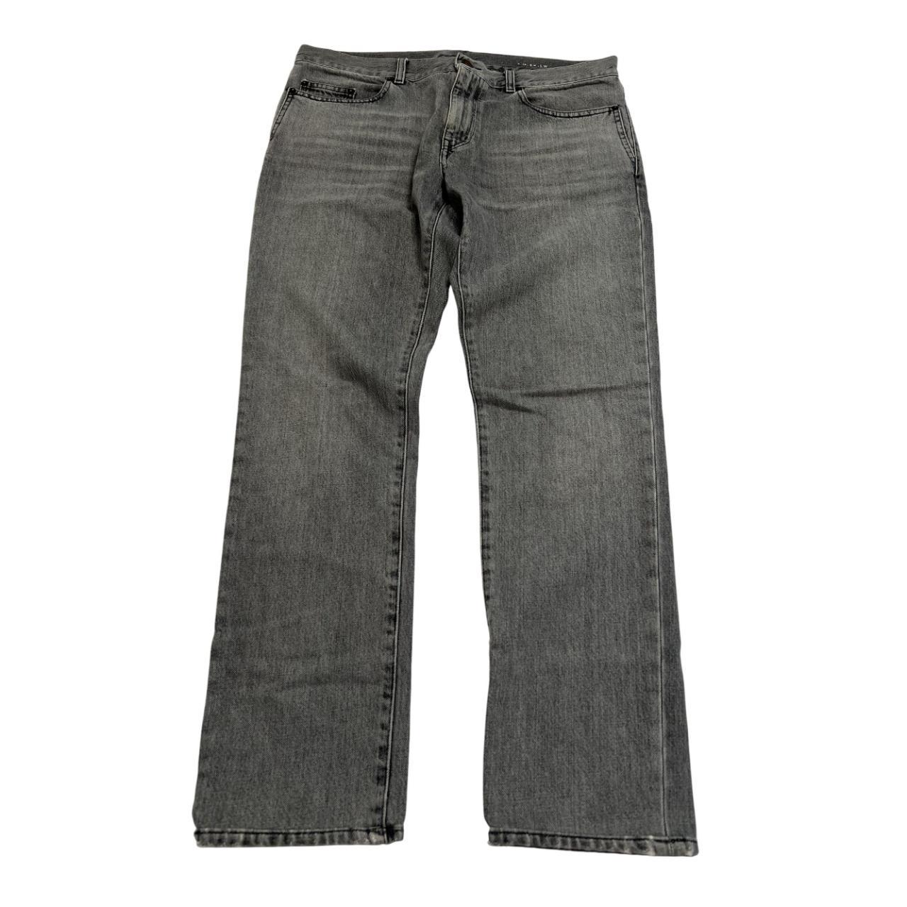 Yves Saint Laurent Men's Slim Jeans - Grey - 34" – Saint Laurent Jeans in Grey Denim Slim …