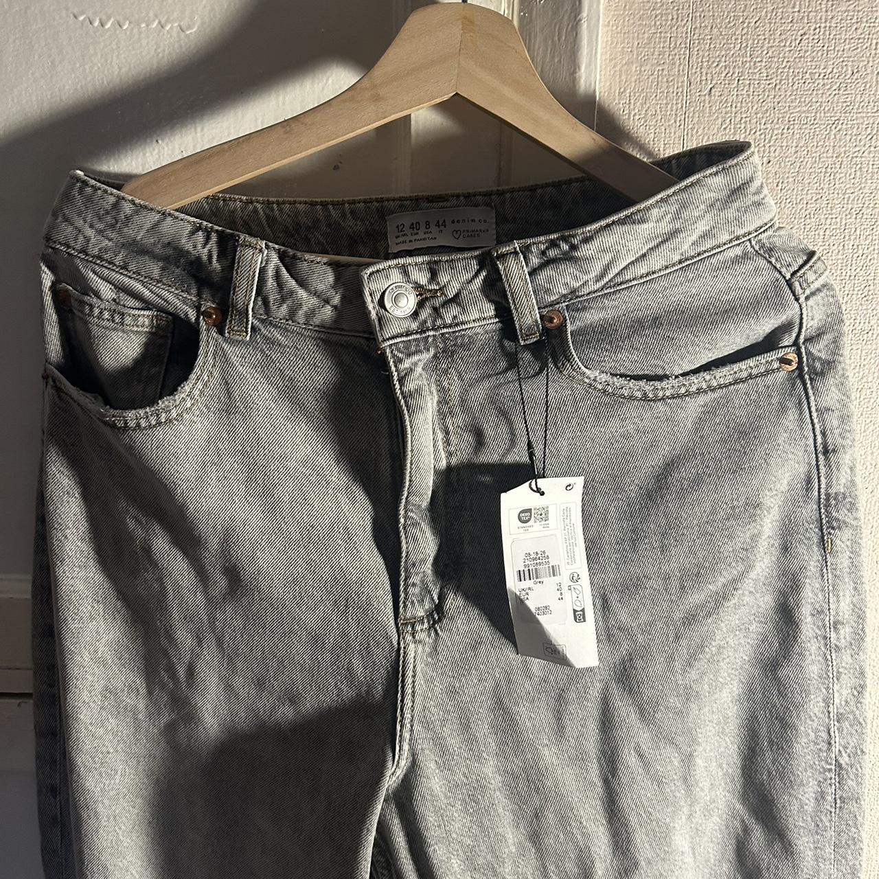 primark ripped grey mom jeans -brand new with tags! Depop