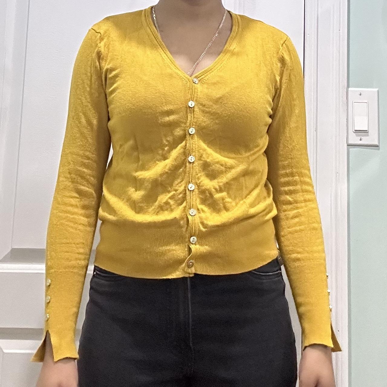 Primark shop mustard cardigan