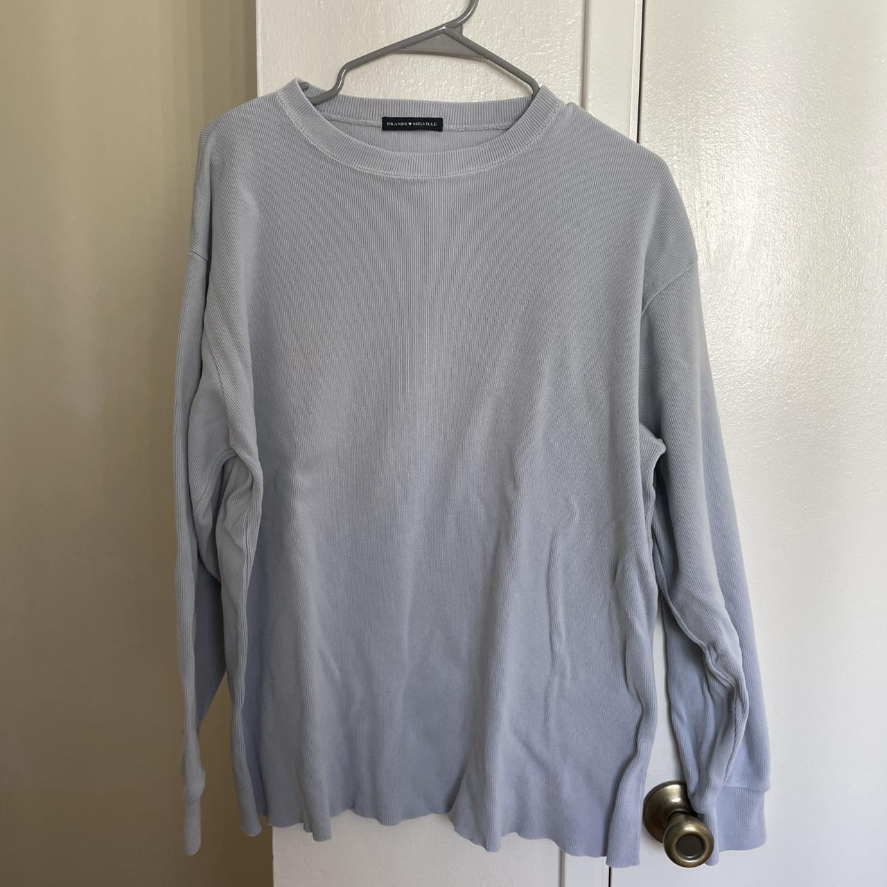 brandy melville blue sweatshirt