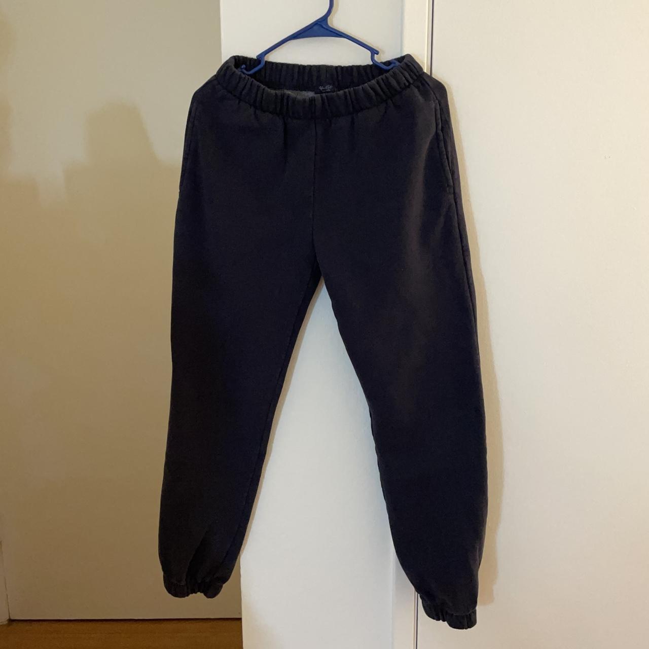 Brandy Melville Rosa Sweatpants Navy Blue Depop   P0 