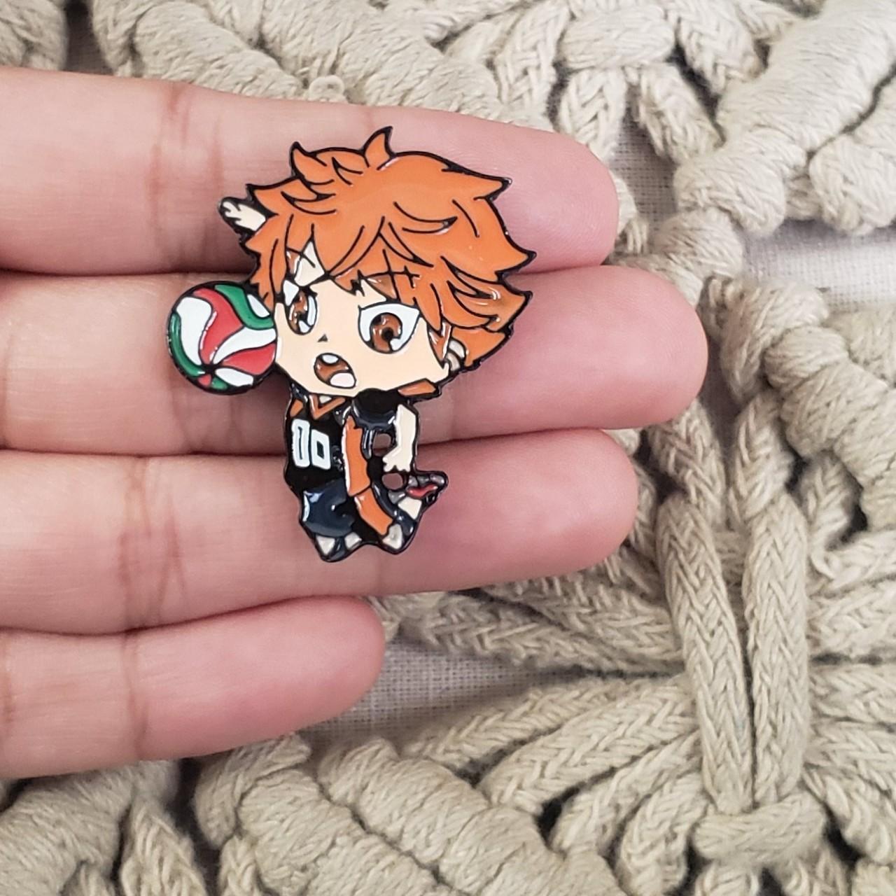 Anime Haikyuu! Volleyball Hinata Shoyo Hinata Metal Badge Brooch