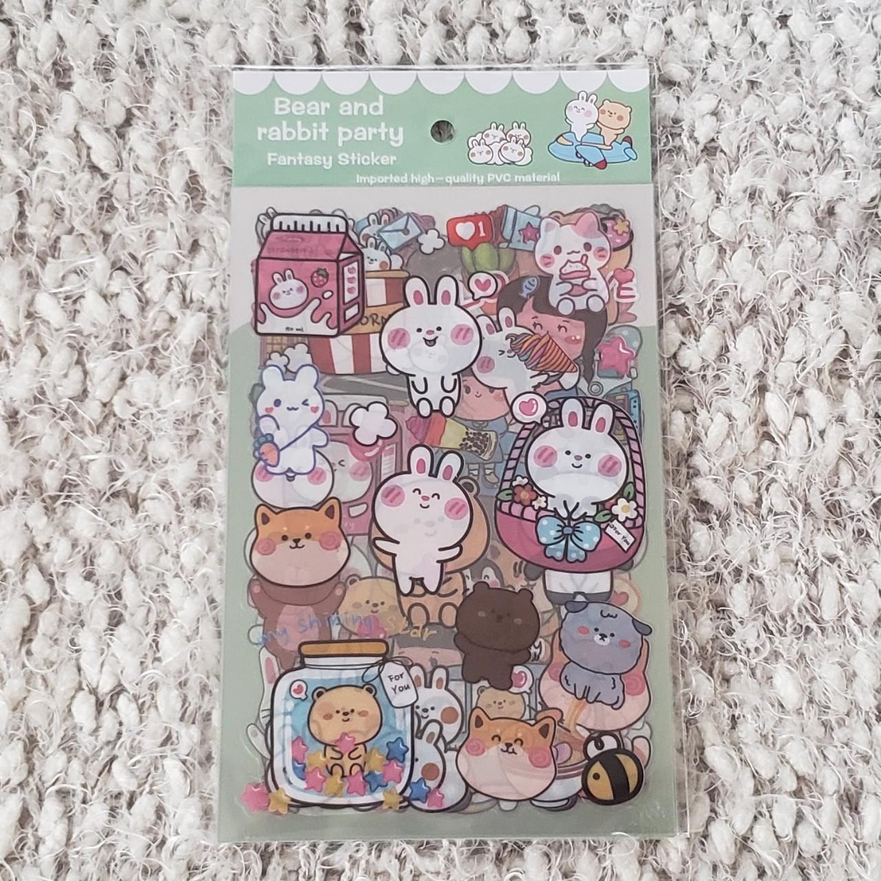 Kawaii Pink Stickers, Multiple Pack Sticker