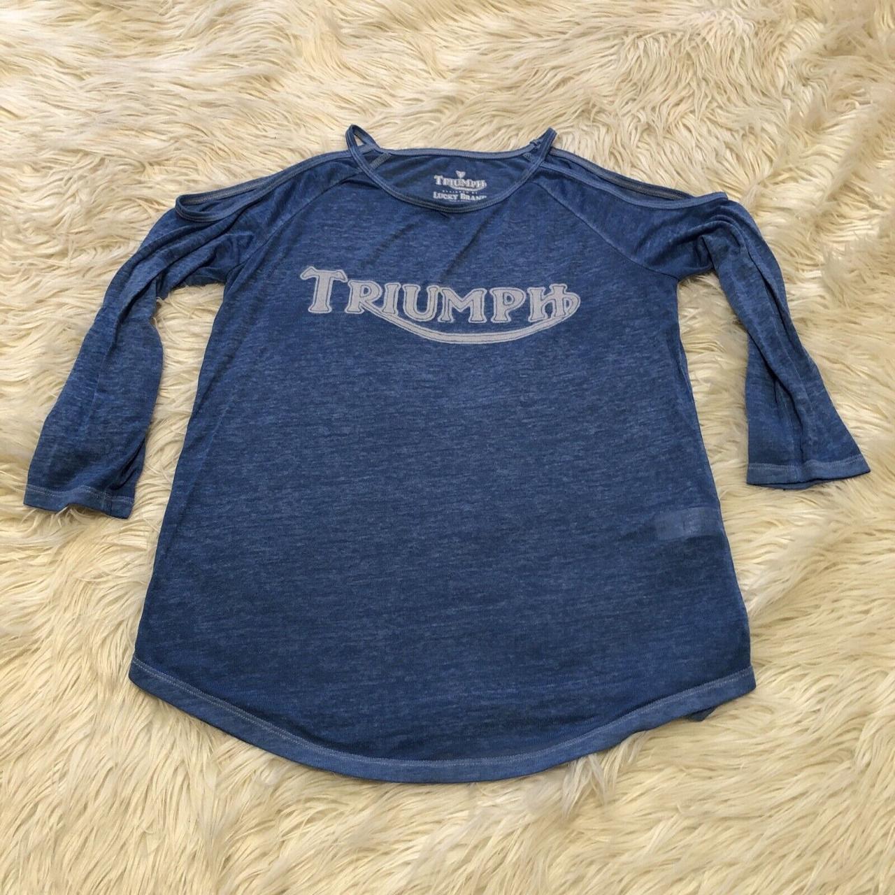 Lucky Brand Triumph 3/4 sleeve t-shirt Size - Depop