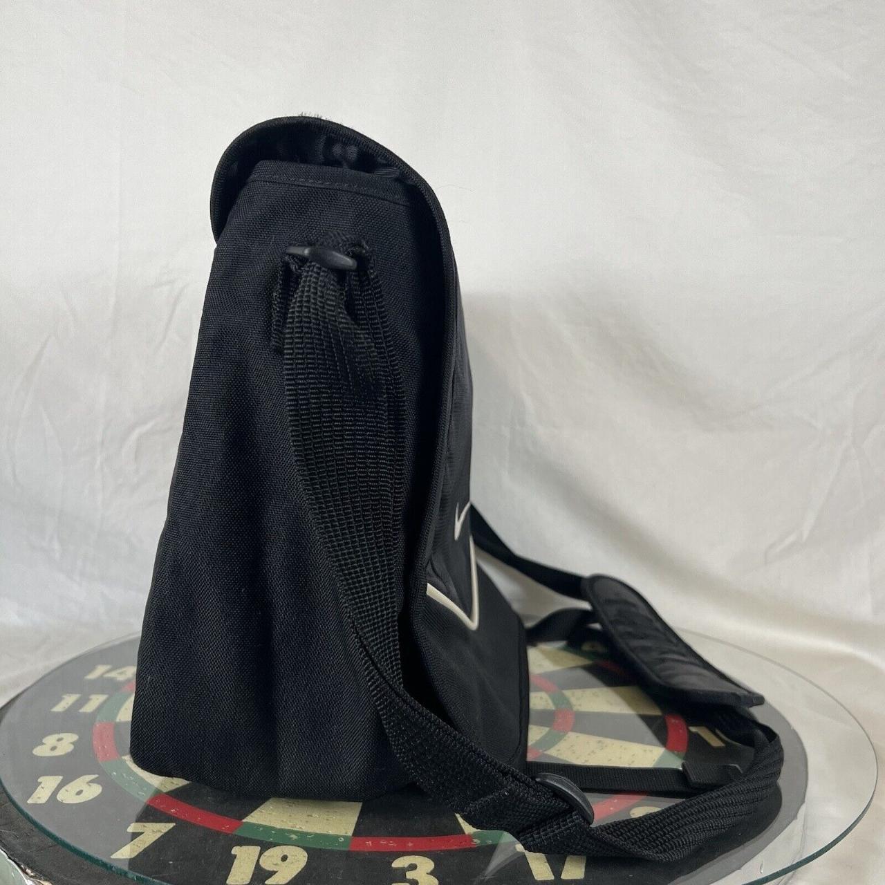 Vintage 90s Nike black messenger bag or crossbody | Depop