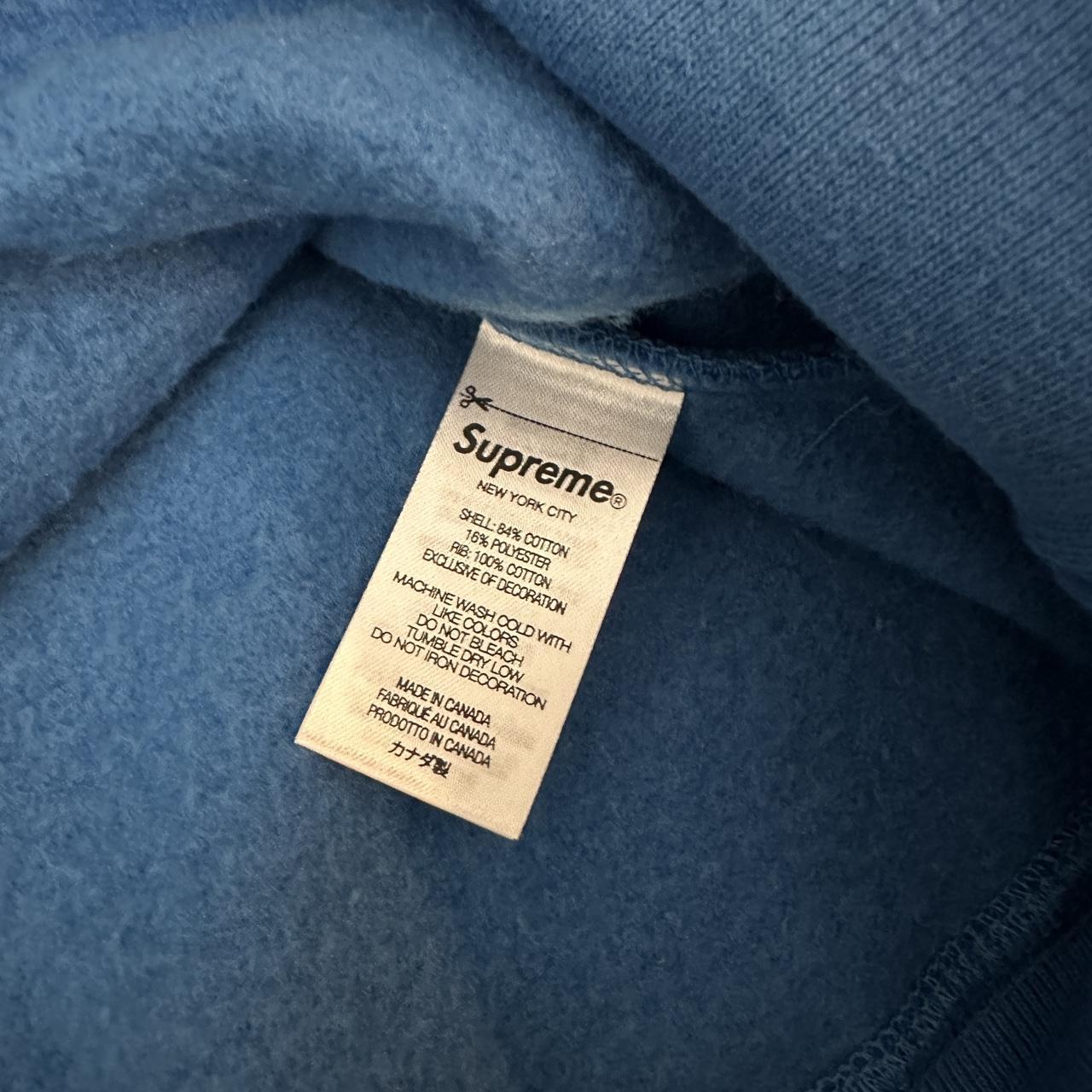 Supreme baby blue on sale box logo crewneck