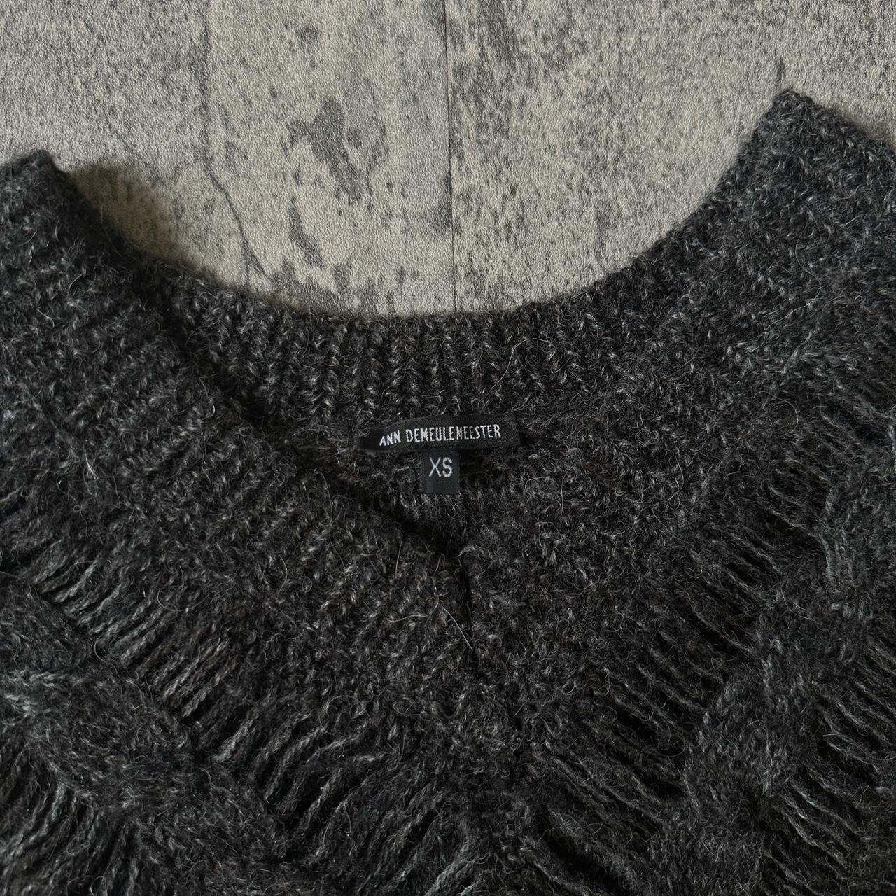 Ann Demeulemeester Loose-Knit Alpaca Sweater , A...
