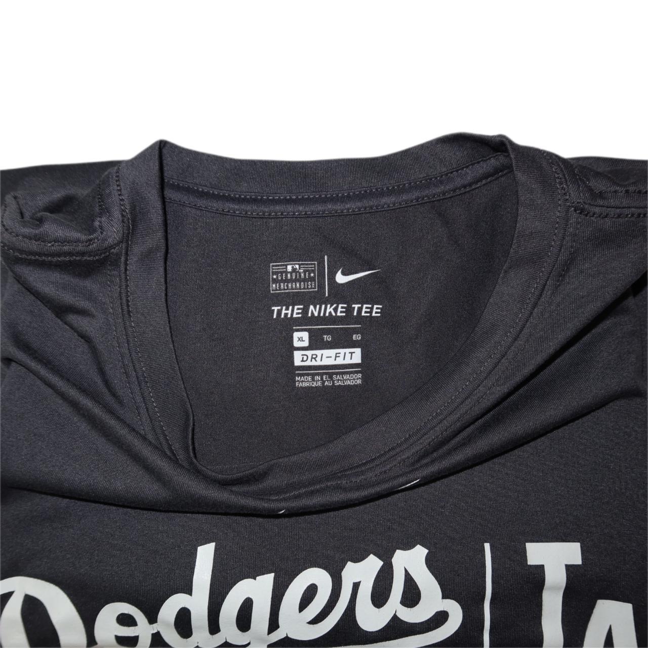 Nike Los Angeles Dodgers Tee Charcoal gray nike t - Depop