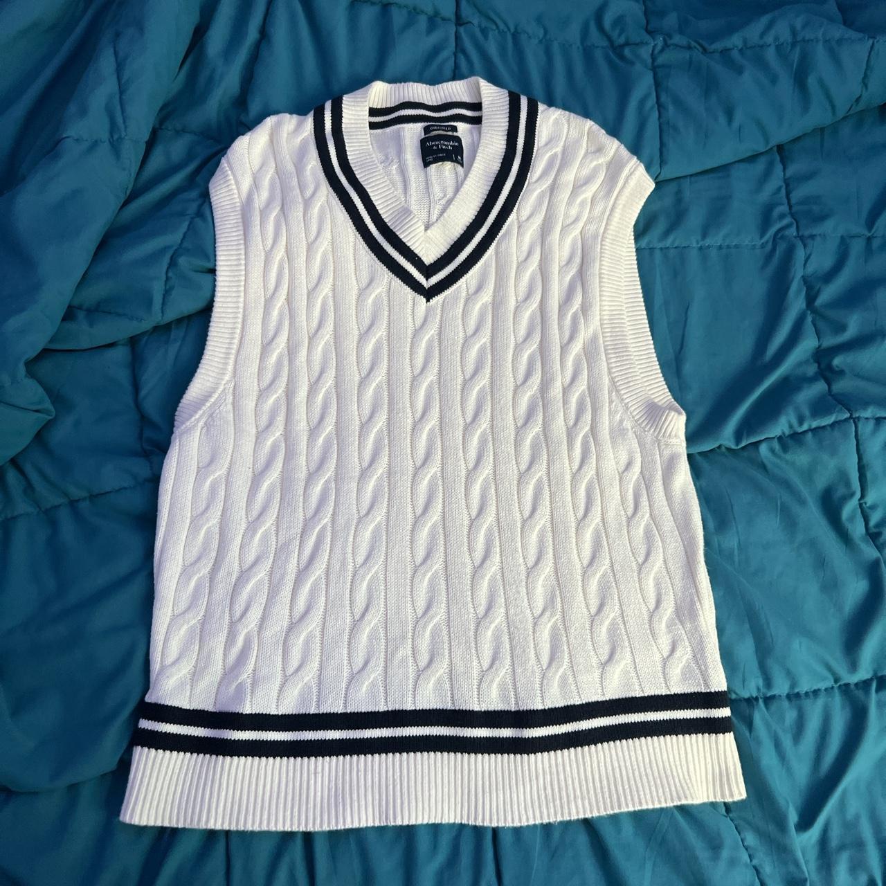 Abercrombie Oversized Sweater Vest Size M Depop