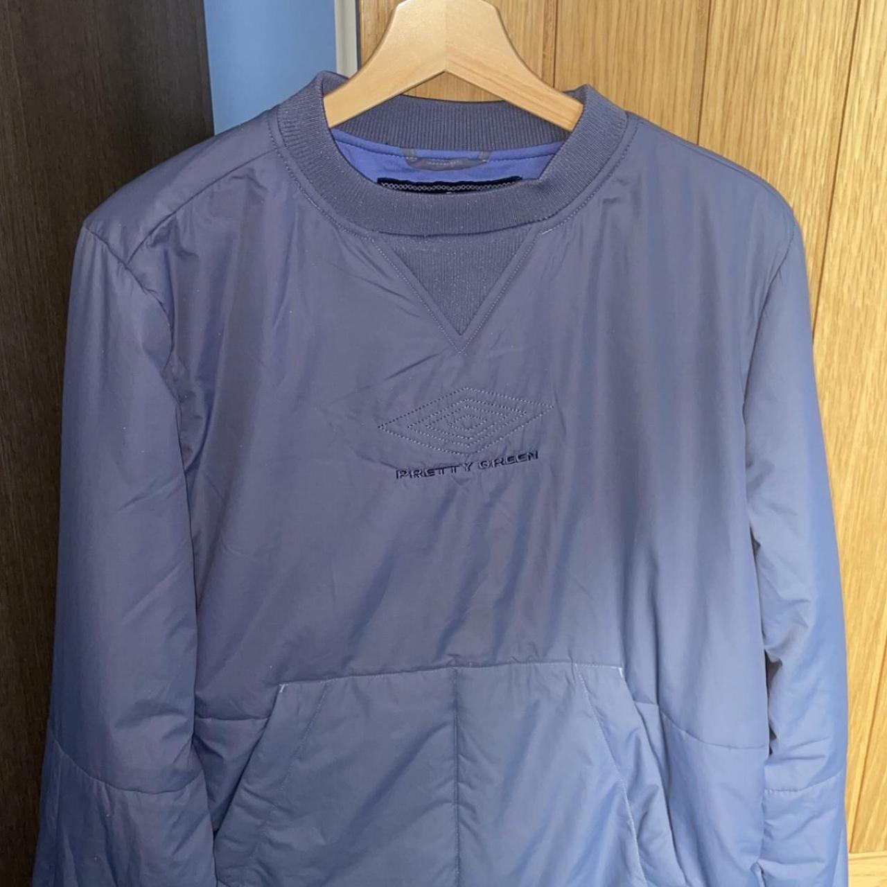PRETTY GREEN X UMBRO collaboration quilted drill top | Depop