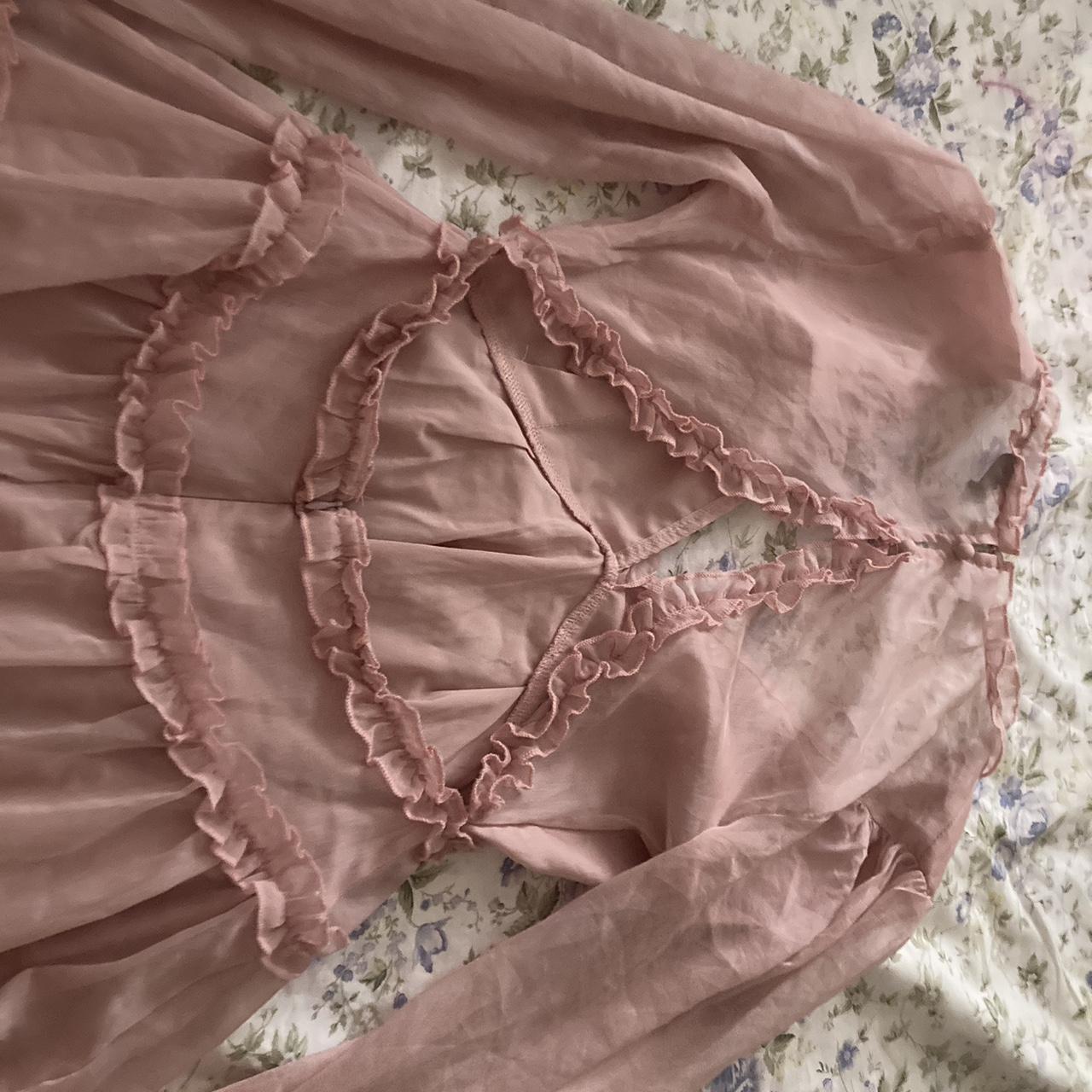 Pretty in pink dress only worn once 💗 ~ is a XS from... - Depop