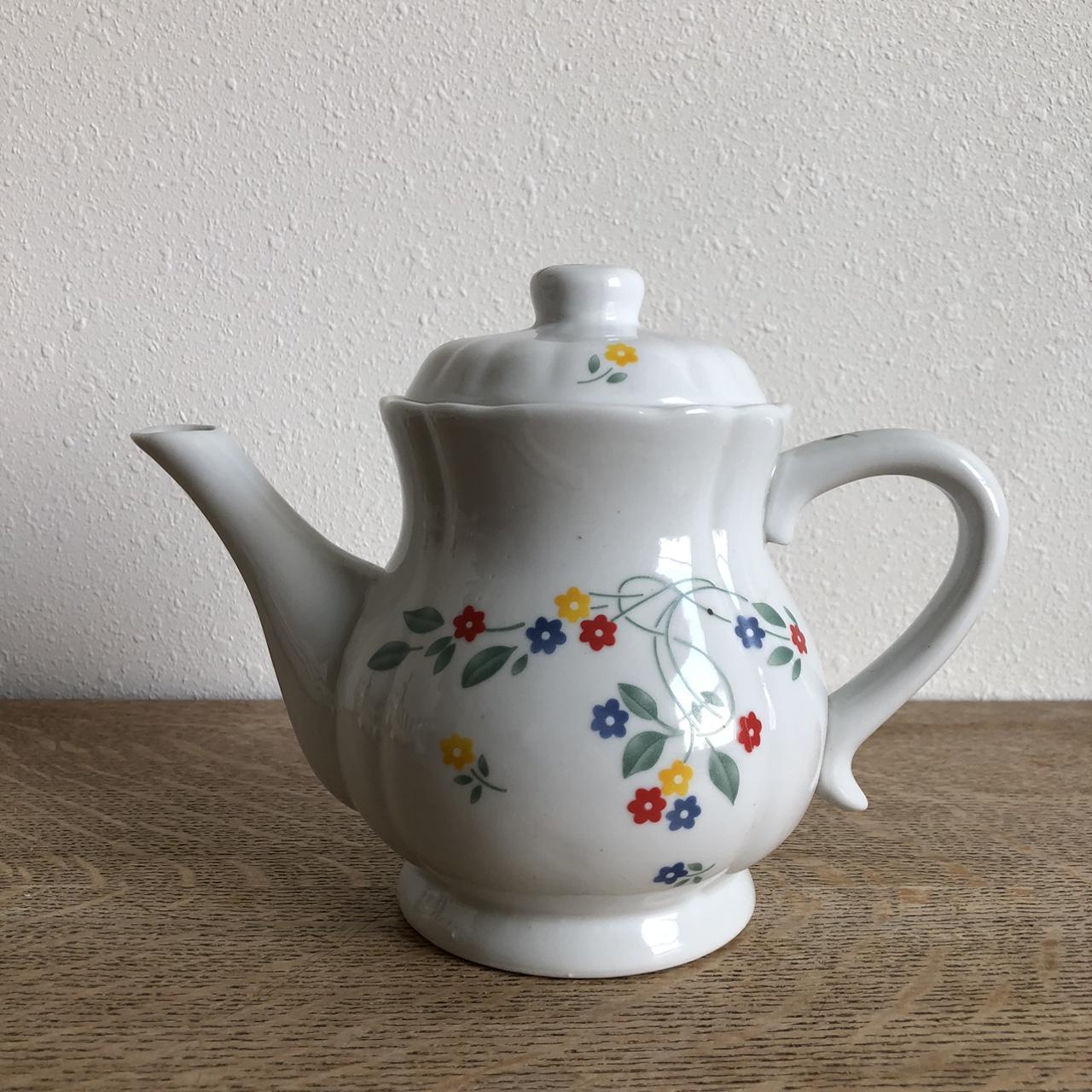 Vintage Corelle English Meadow Teapot Excellent. Depop