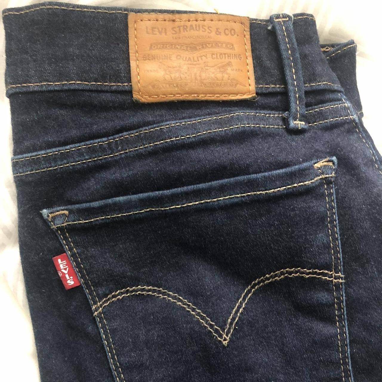 levis 710 skinny jeans size 29 waist. size s/m.... - Depop