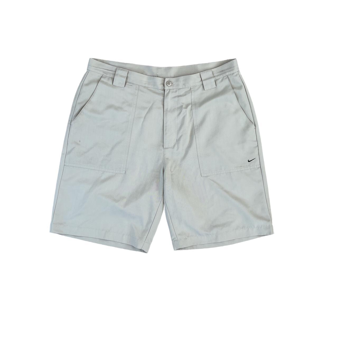 tan nike shorts