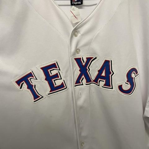 2000s Texas Rangers Tan & Camo Jersey XL - Depop