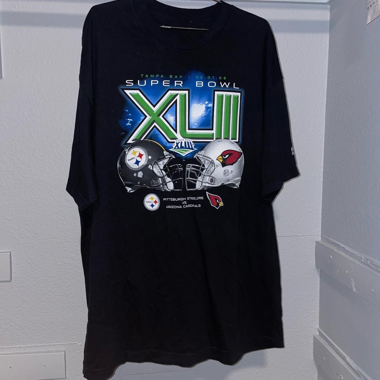 Super Bowl XLIII (43) '09 Stadium exclusive Shirt - Depop