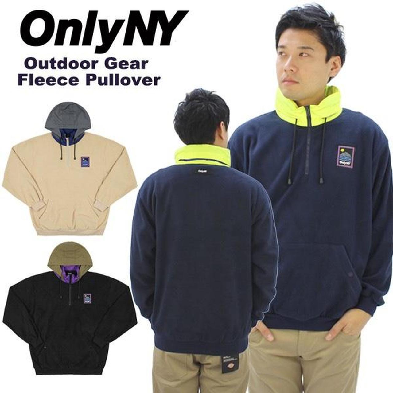 ONLY NY fleece pullover with neon hood, Size S, Super...