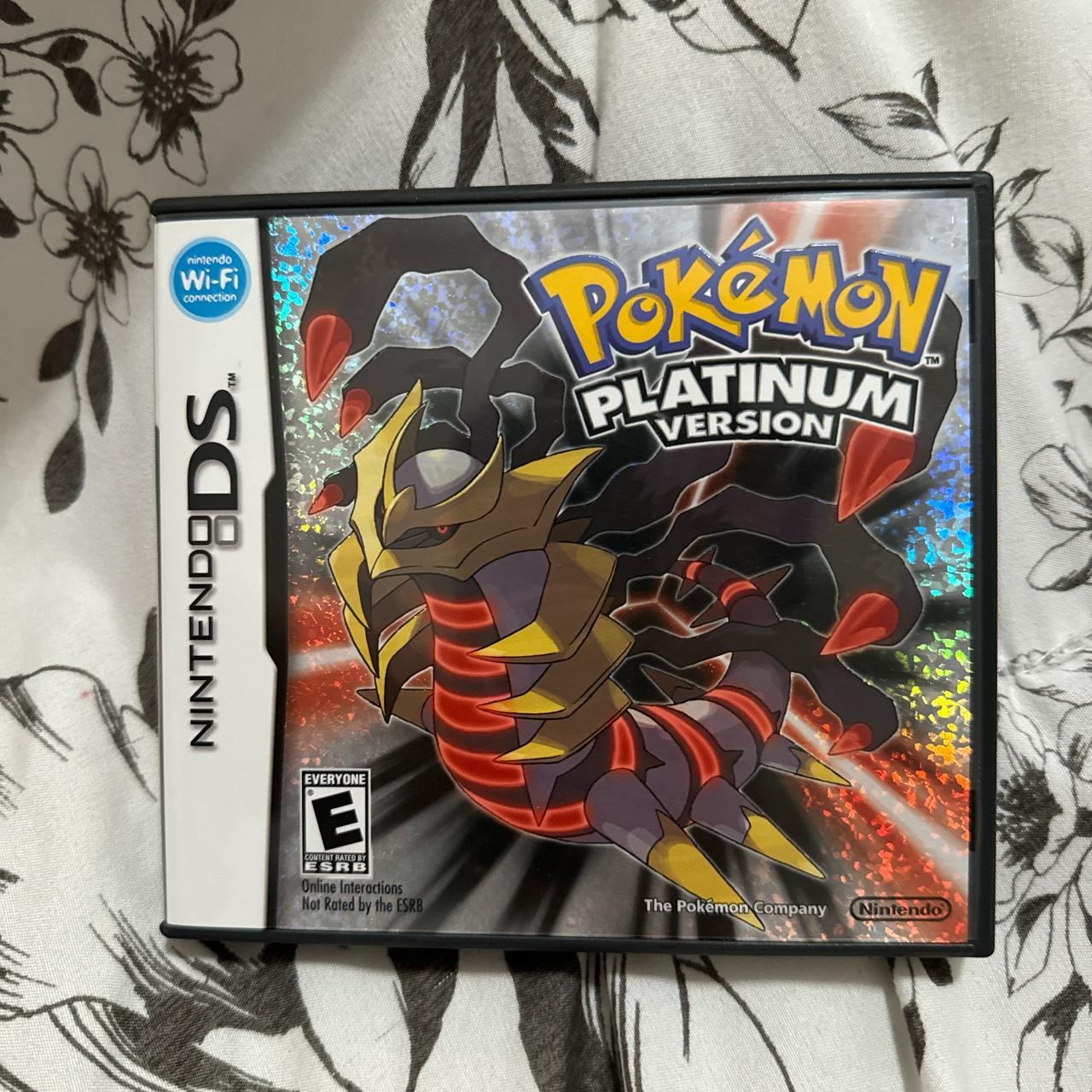 Pokemon Platinum game for Nintendo DS. Game and case... Depop