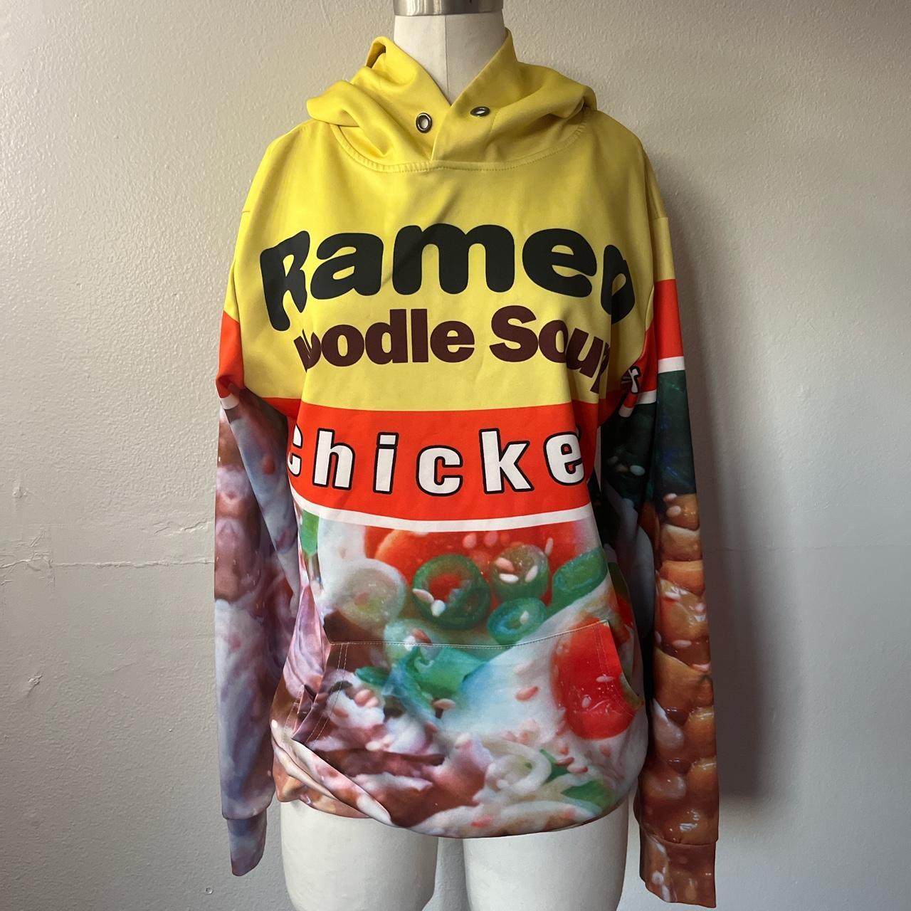 Delicious Chicken Ramen Noodle Hoodie Size M very