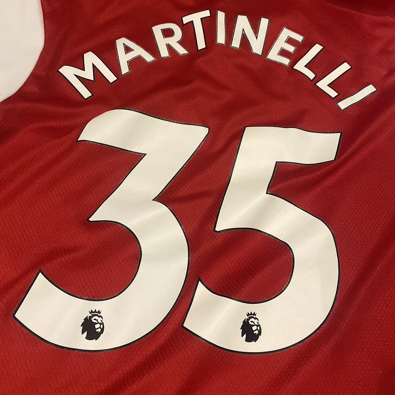 Arsenal 2019/20 home jersey Martinelli #35 Fits... - Depop