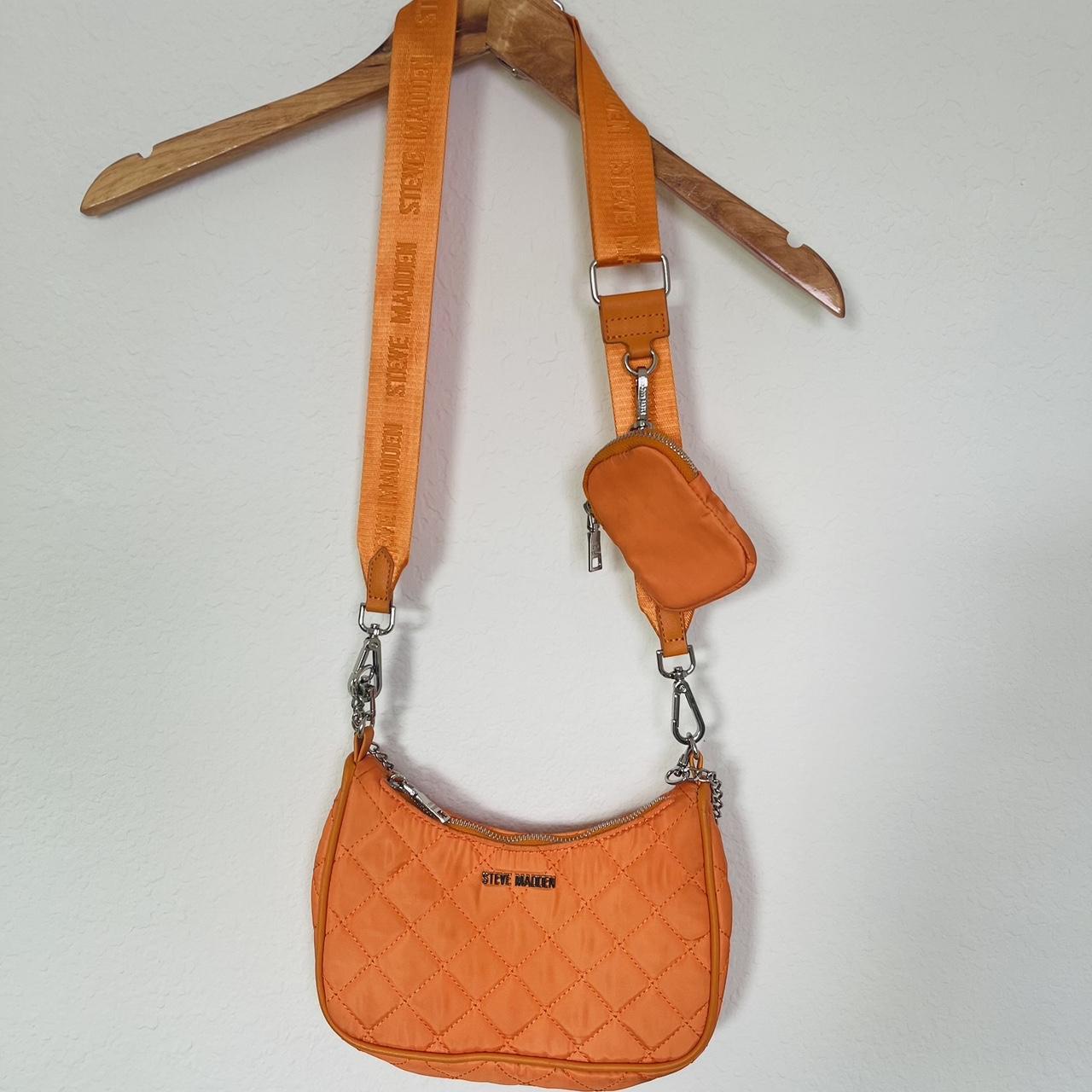 Neon Orange Flap Square Bag | SHEIN USA