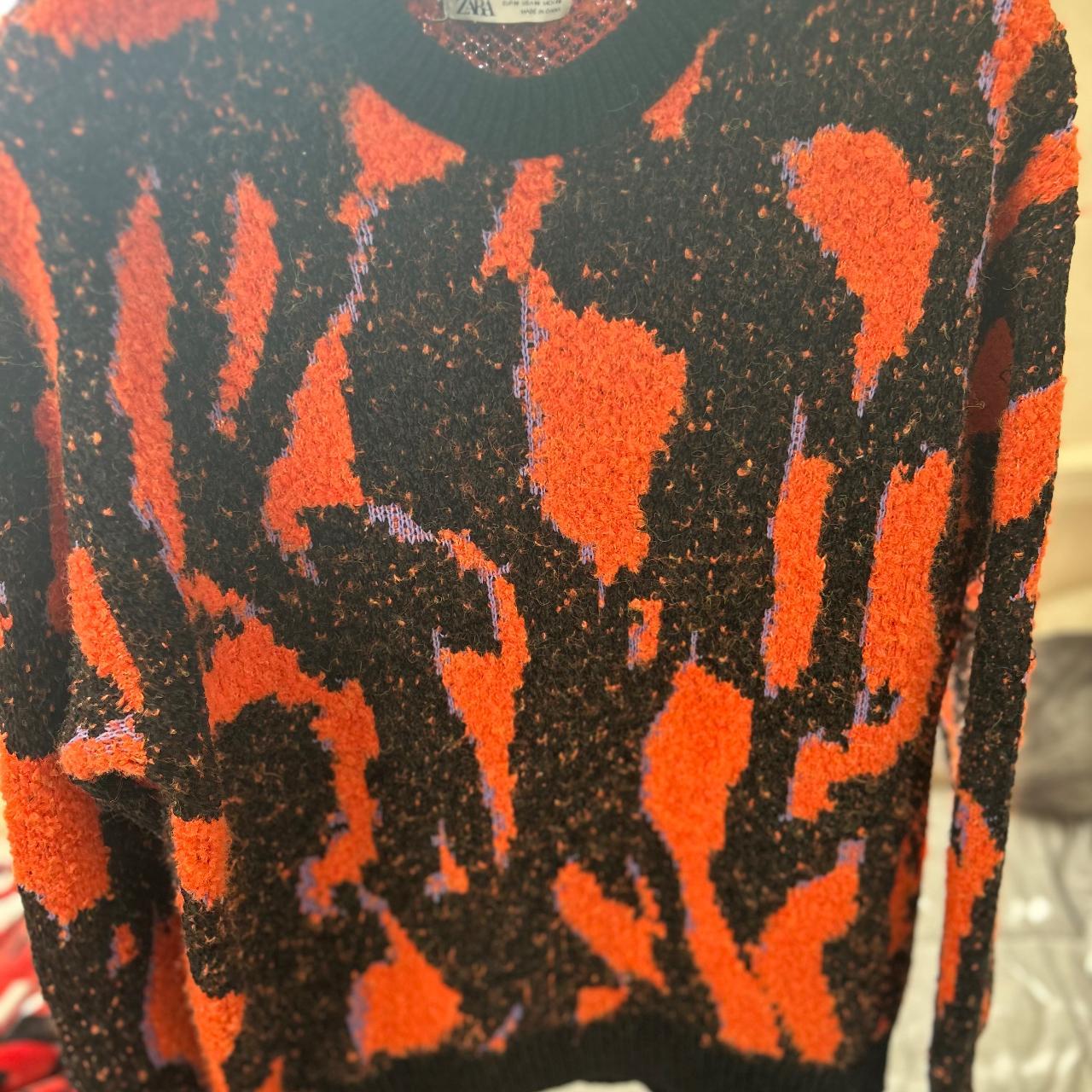 Zara man abstract printed shops sweater - New with tag size medium