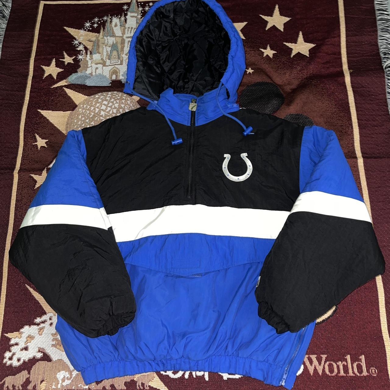 Vintage Indianapolis Colts NFL Windbreaker Puffer - Depop