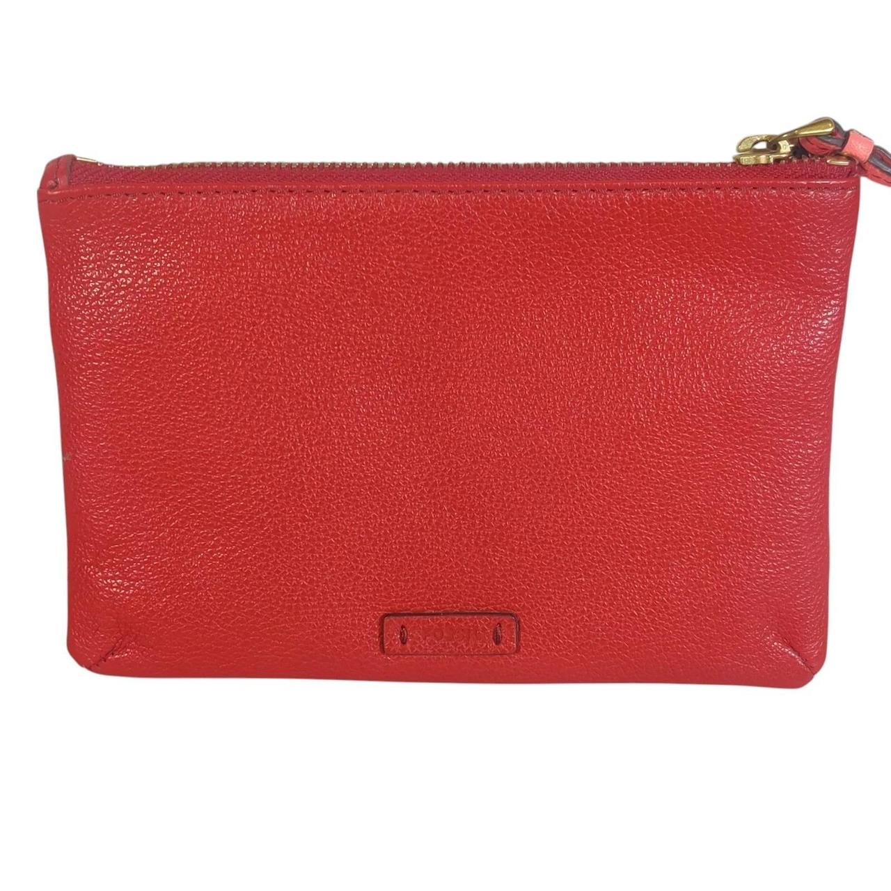Fossil Women's Wallet - Red – Fossil Leather Wris… - image 1