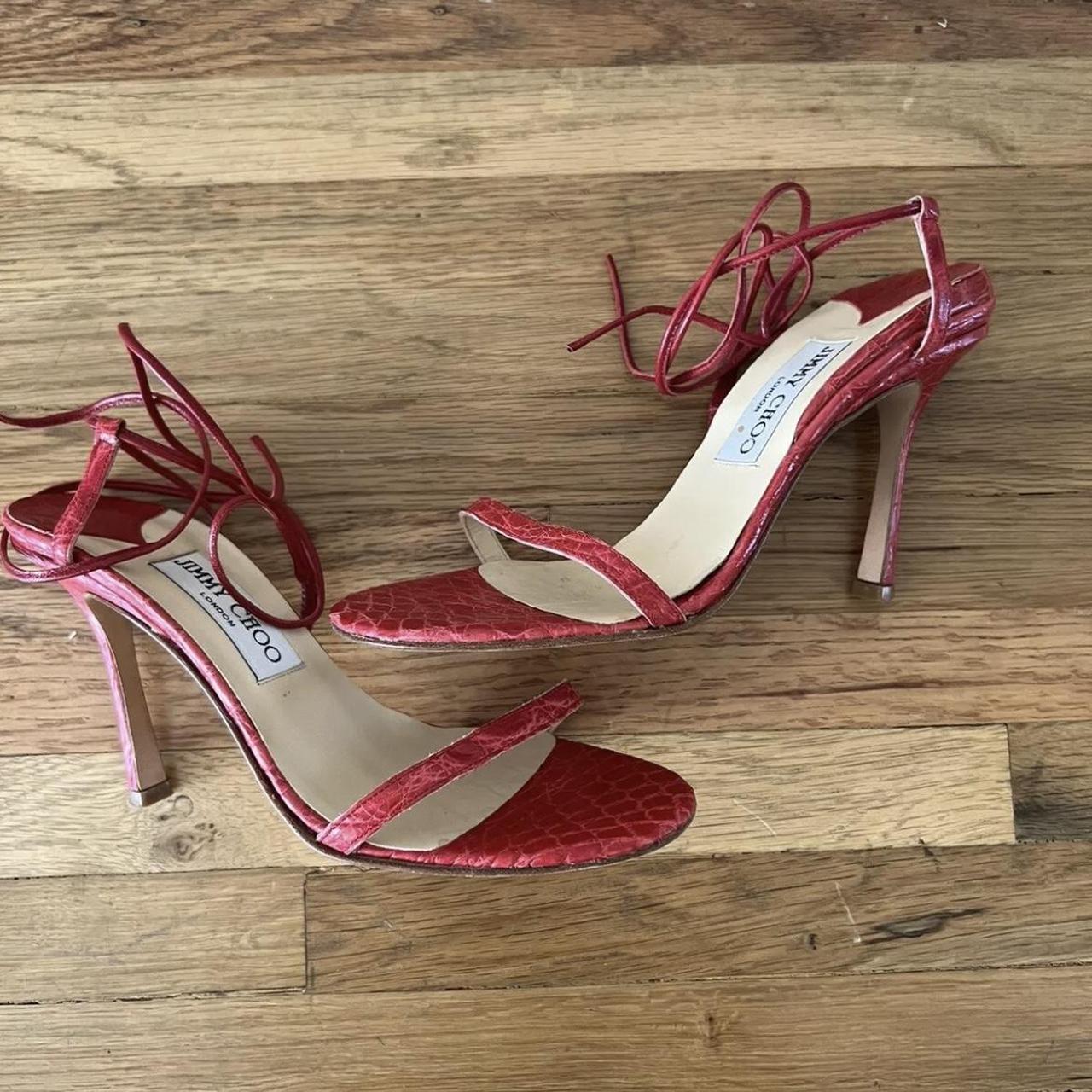 Manolo Blahnik Women's Red Courts | Depop