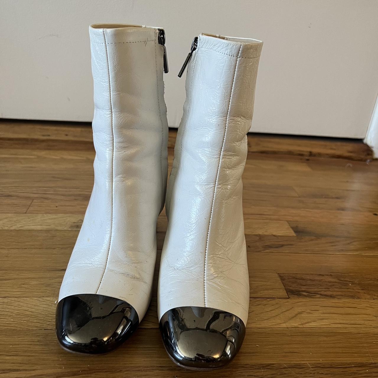 Zara best sale boots white