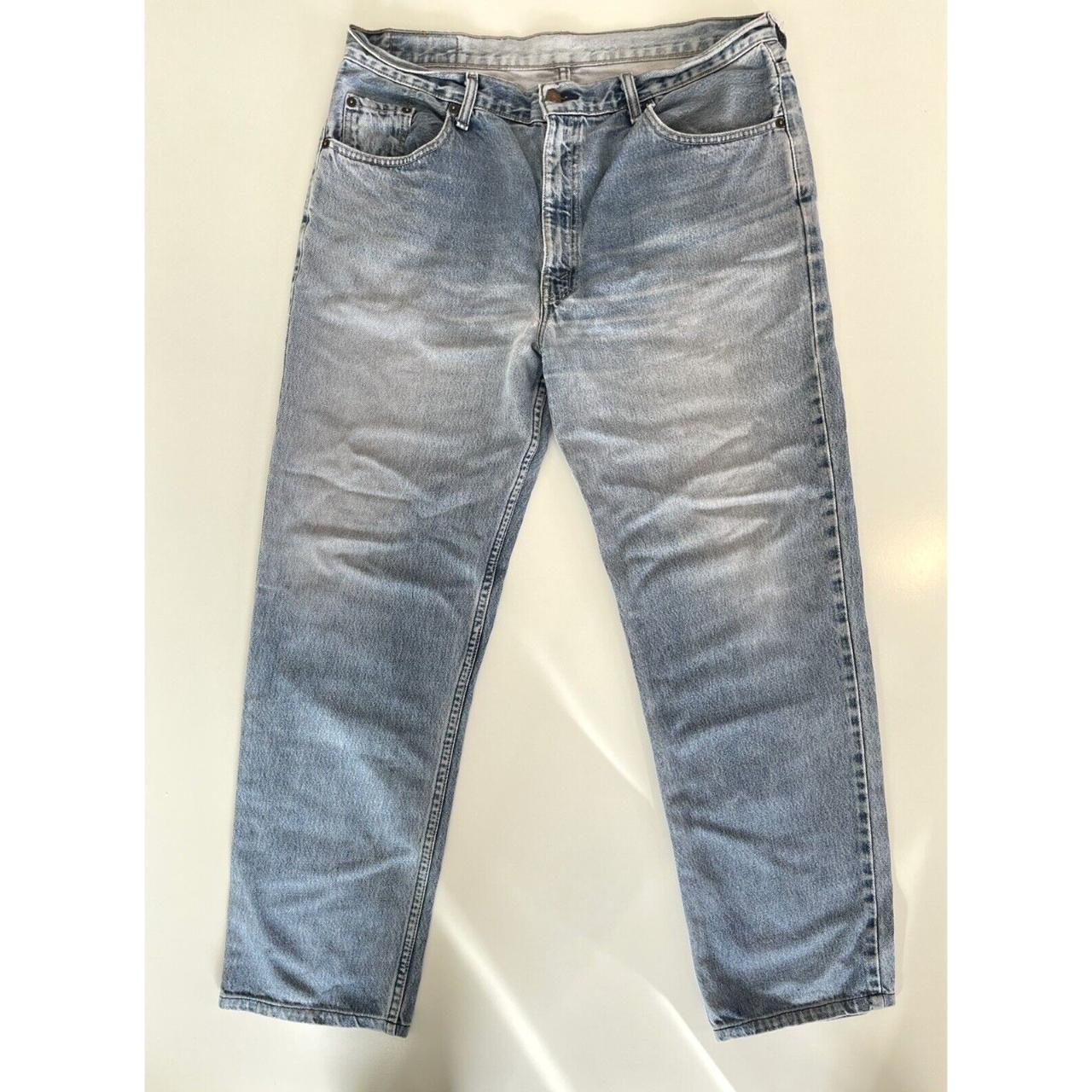 Levis 504 Jeans Regular Straight Size 38W 32L Light... - Depop