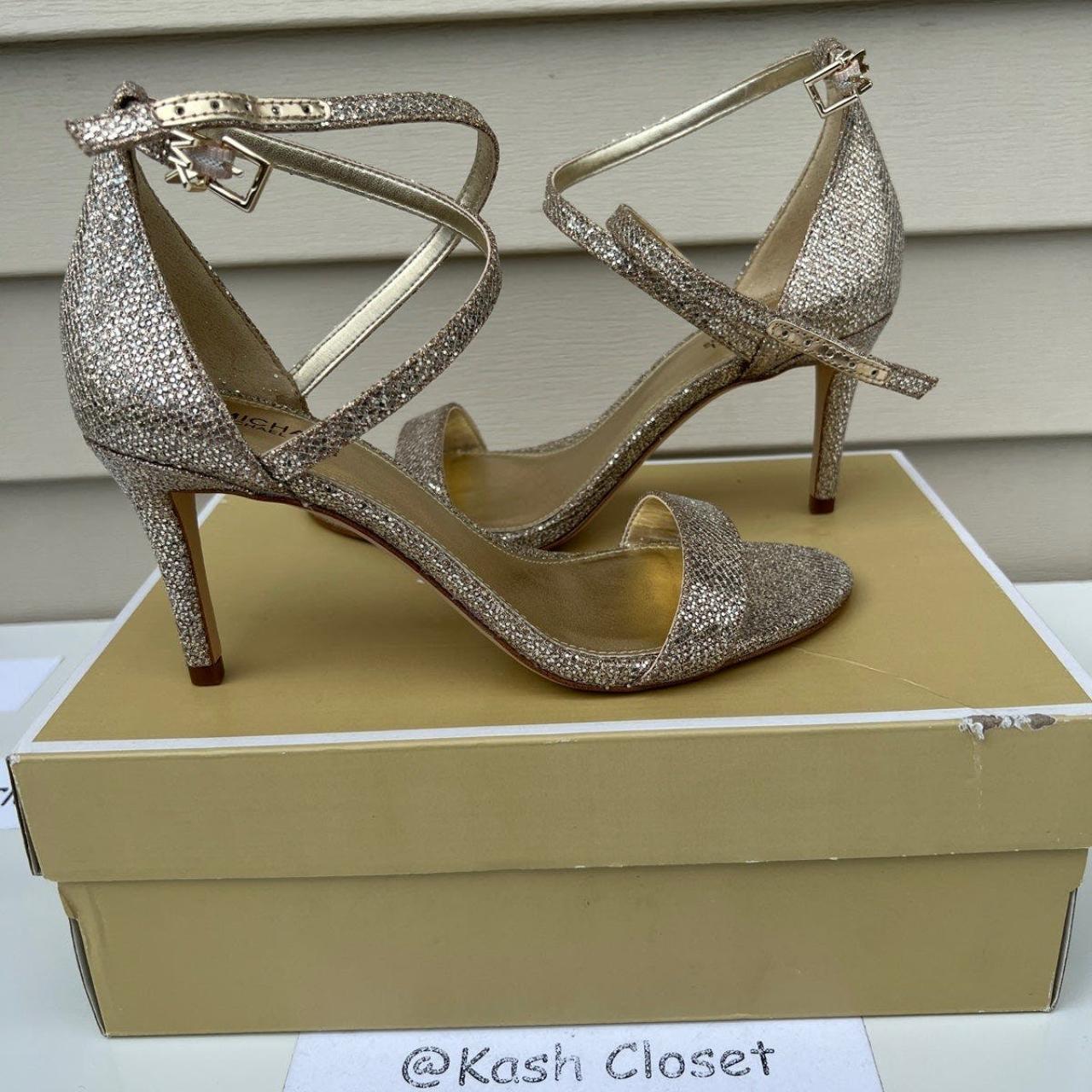 Michael Kors Ava Strappy Sandal Size 7 M 100 Depop