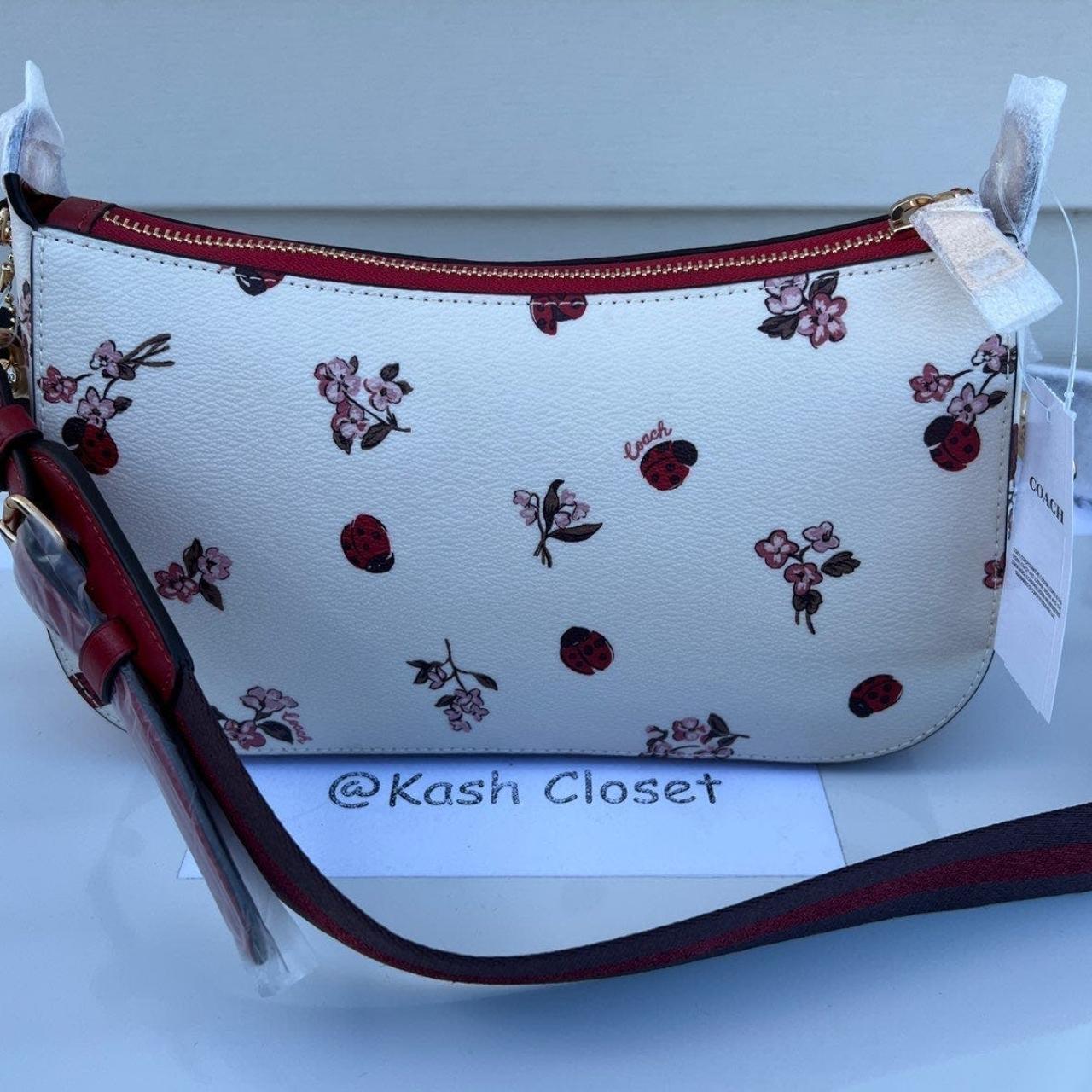 Coach Jess online Baguette With Ladybug Floral Print