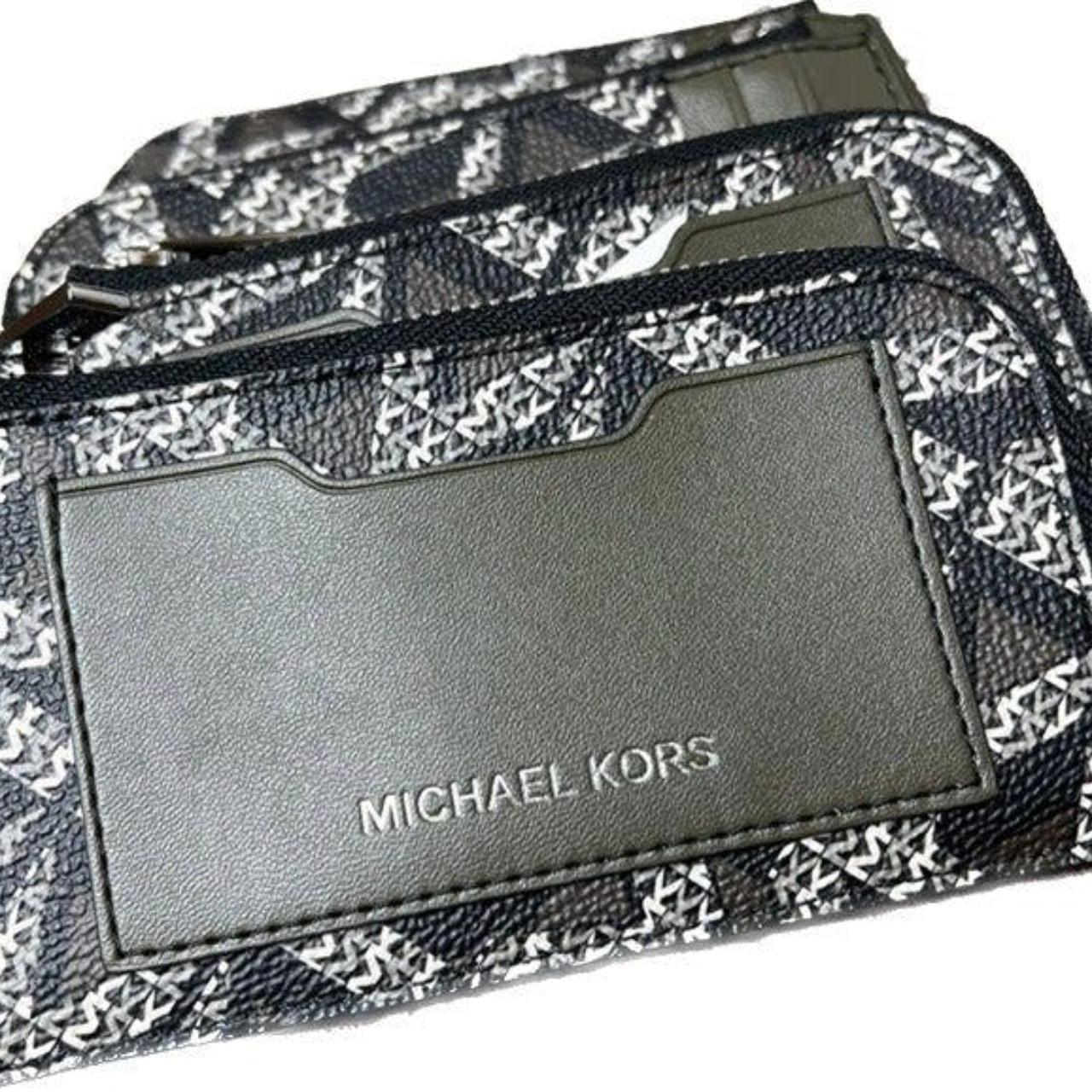 Dark khaki deals michael kors wallet