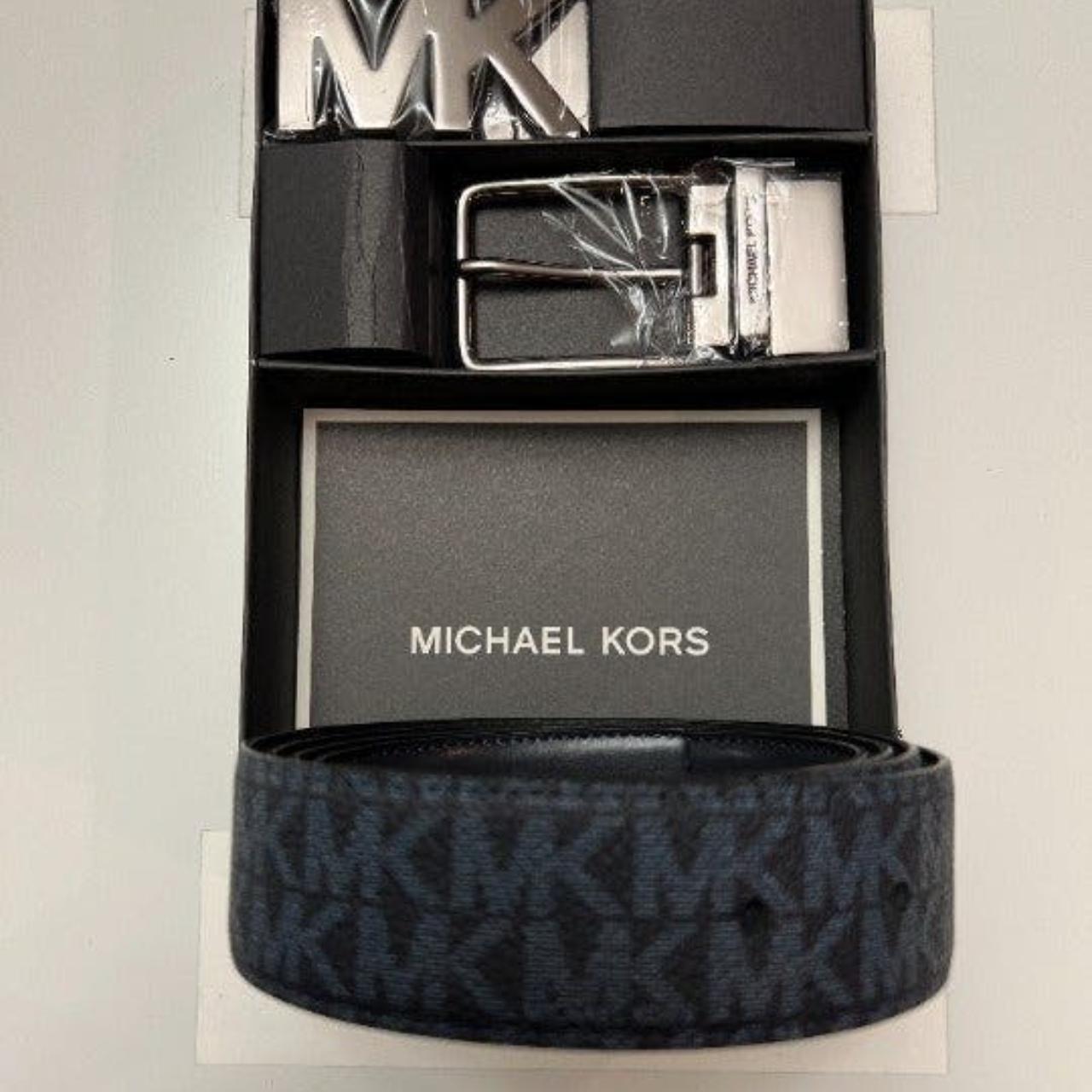 Michael kors blue store belt