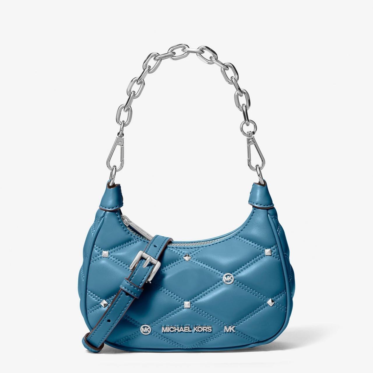 Michael Kors baby hotsell blue quilted crossbody bag