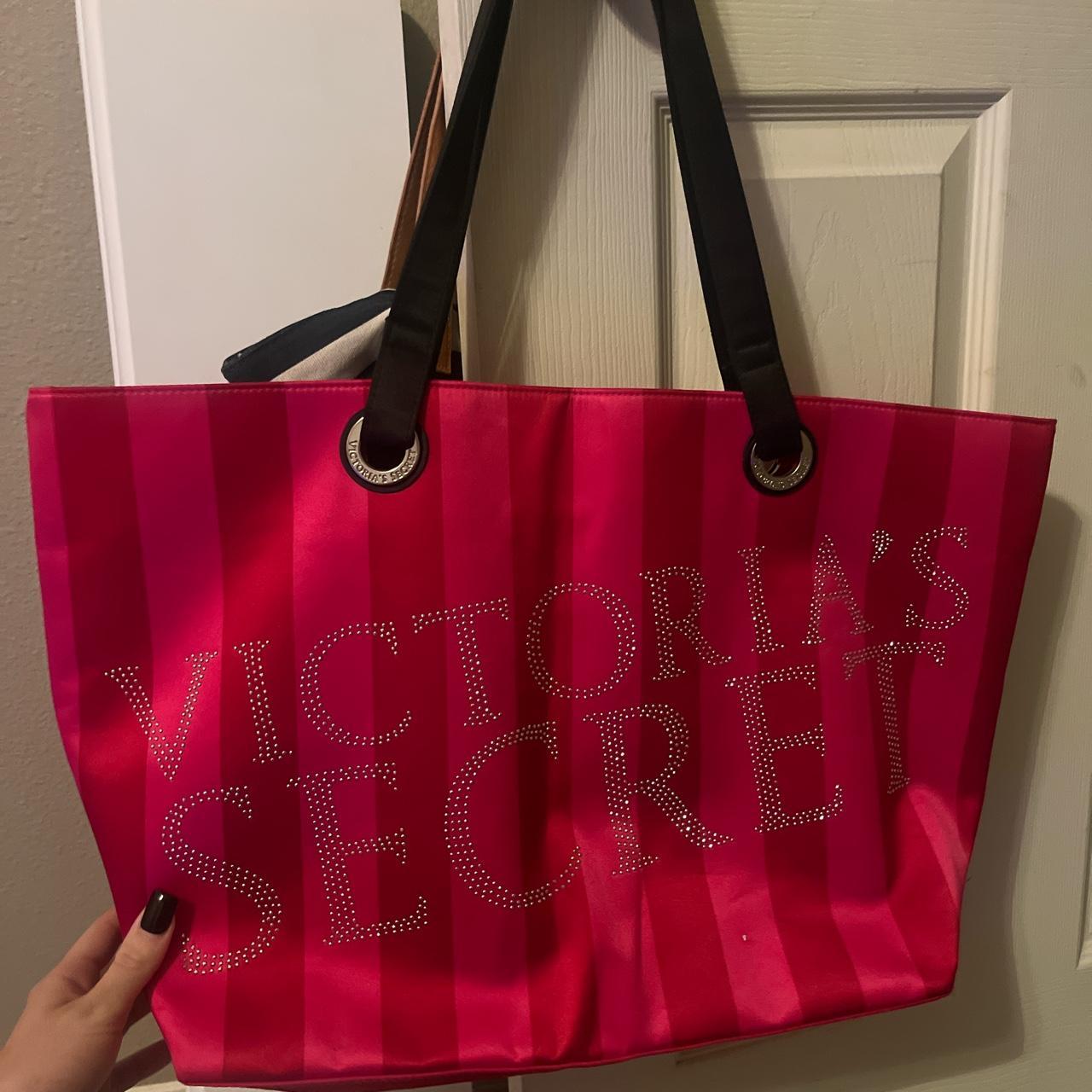 Victoria's Secret canvas oversized tote Bag - Depop