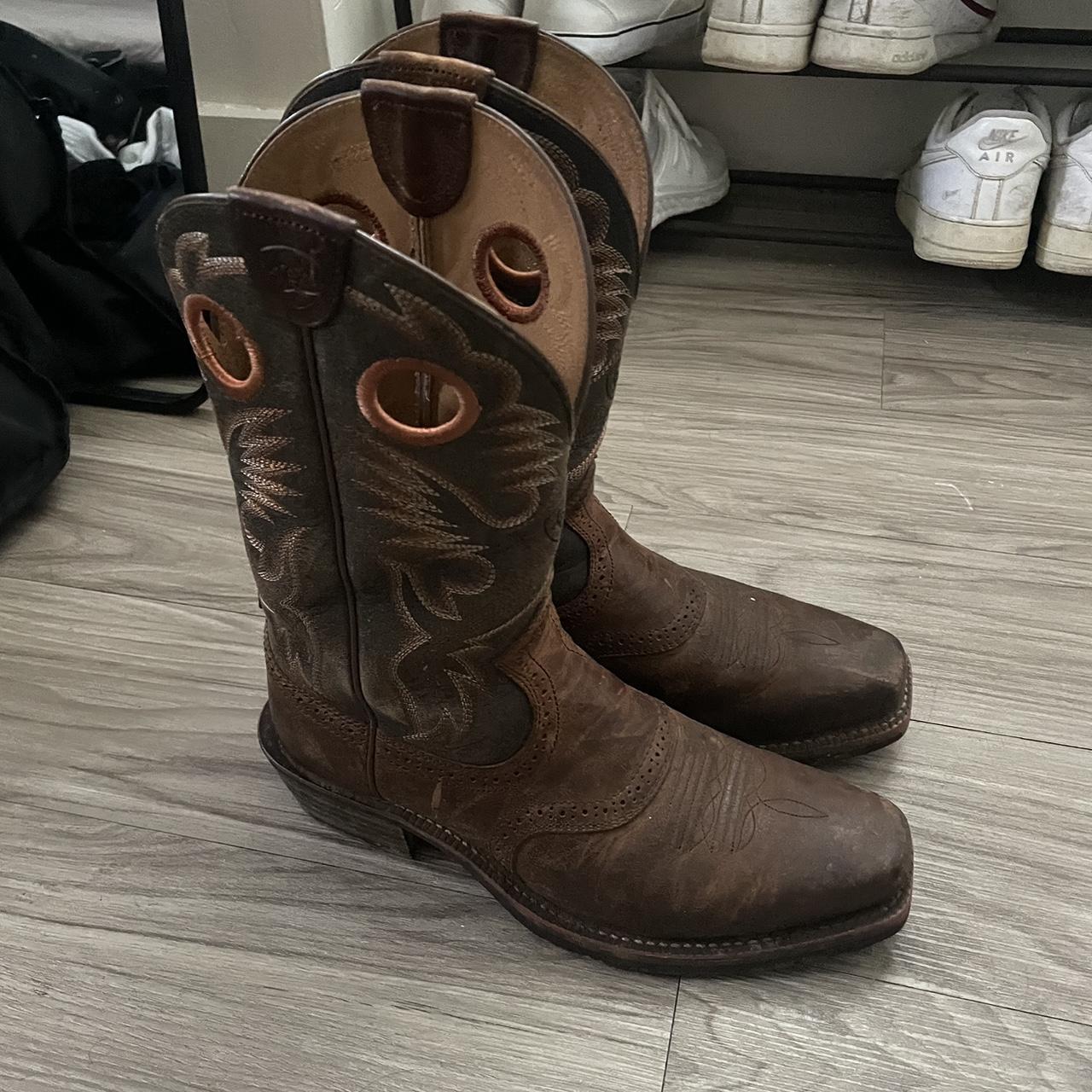 Ariat Mens Heritage Roughstock Square Toed Depop