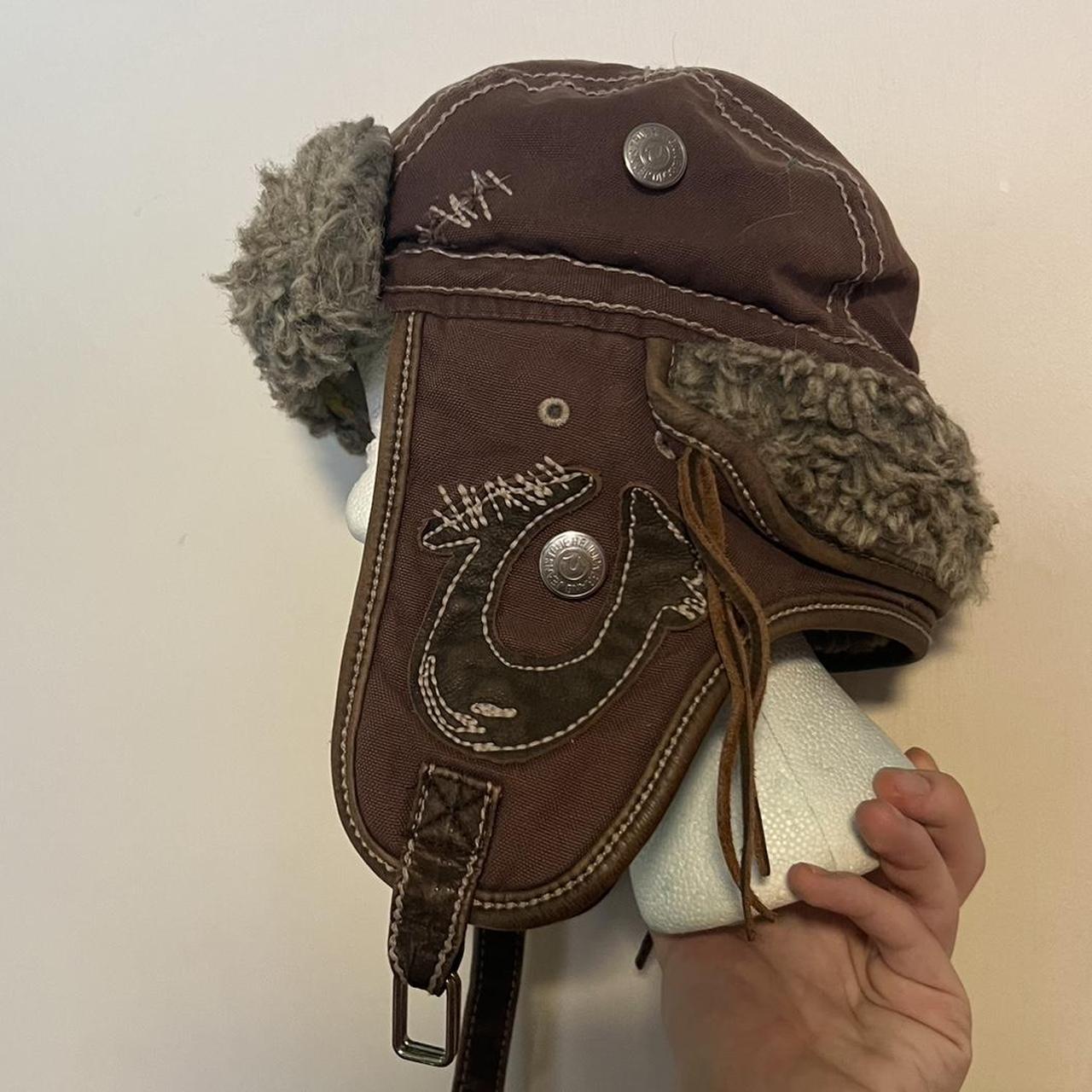 True Religion Fur Trapper Hat Depop