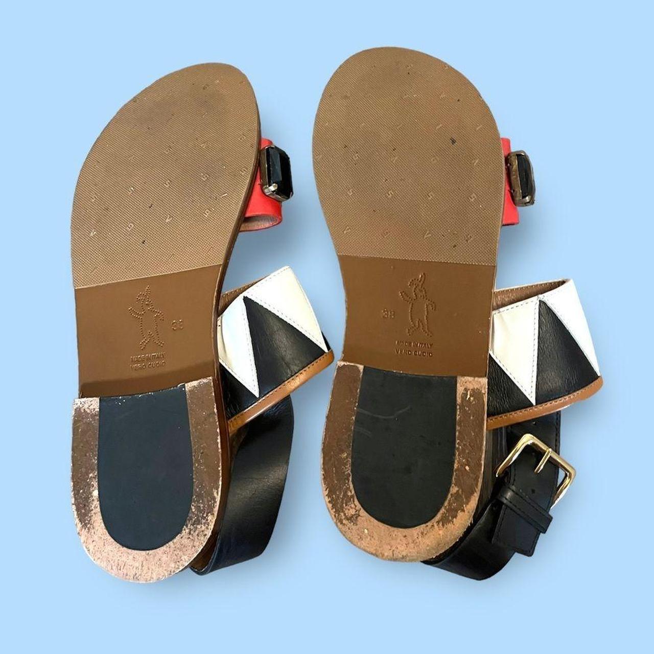 【送料&関税込】Marni Precious Sandal Excellent condition! Marni jeweled sandals in white, | Depop