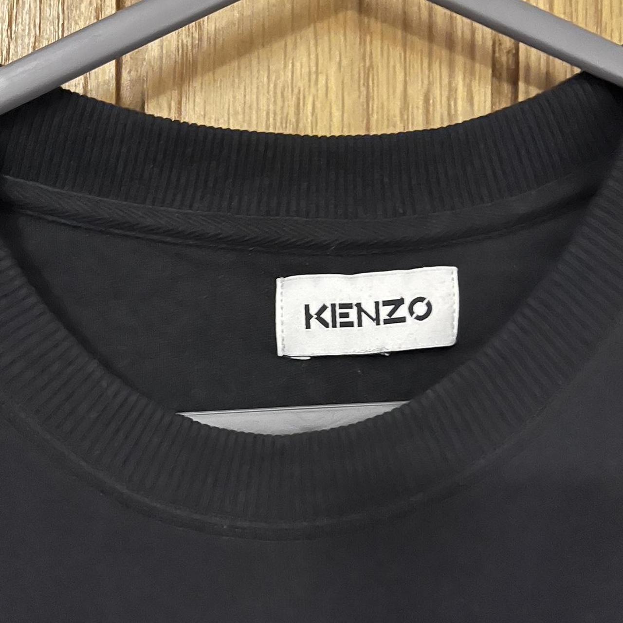 Black Kenzo Paris crew neck jumper. Good as new.... - Depop