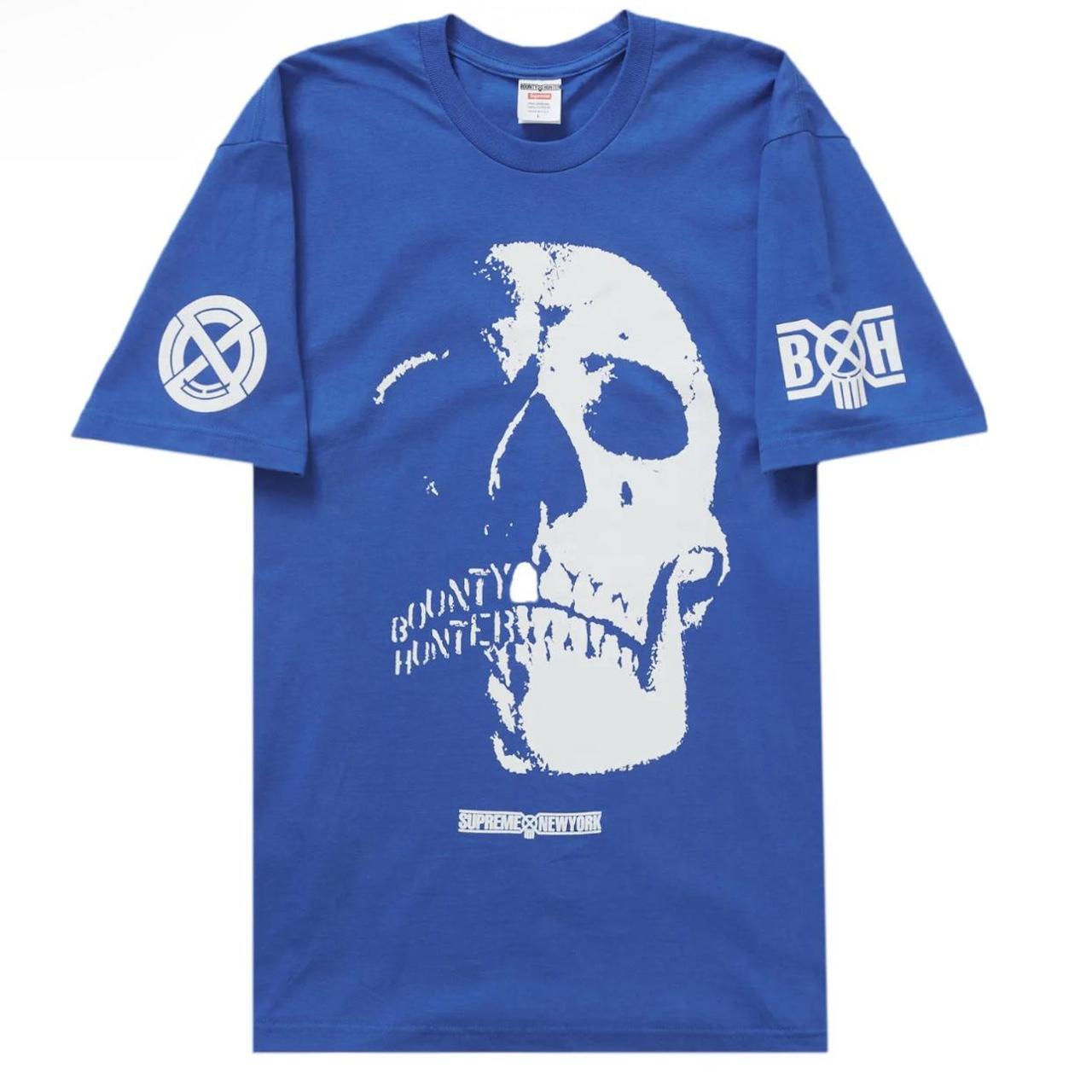 Supreme / Bounty Hunter Skulls Tee Royal SzMEDIUM... - Depop