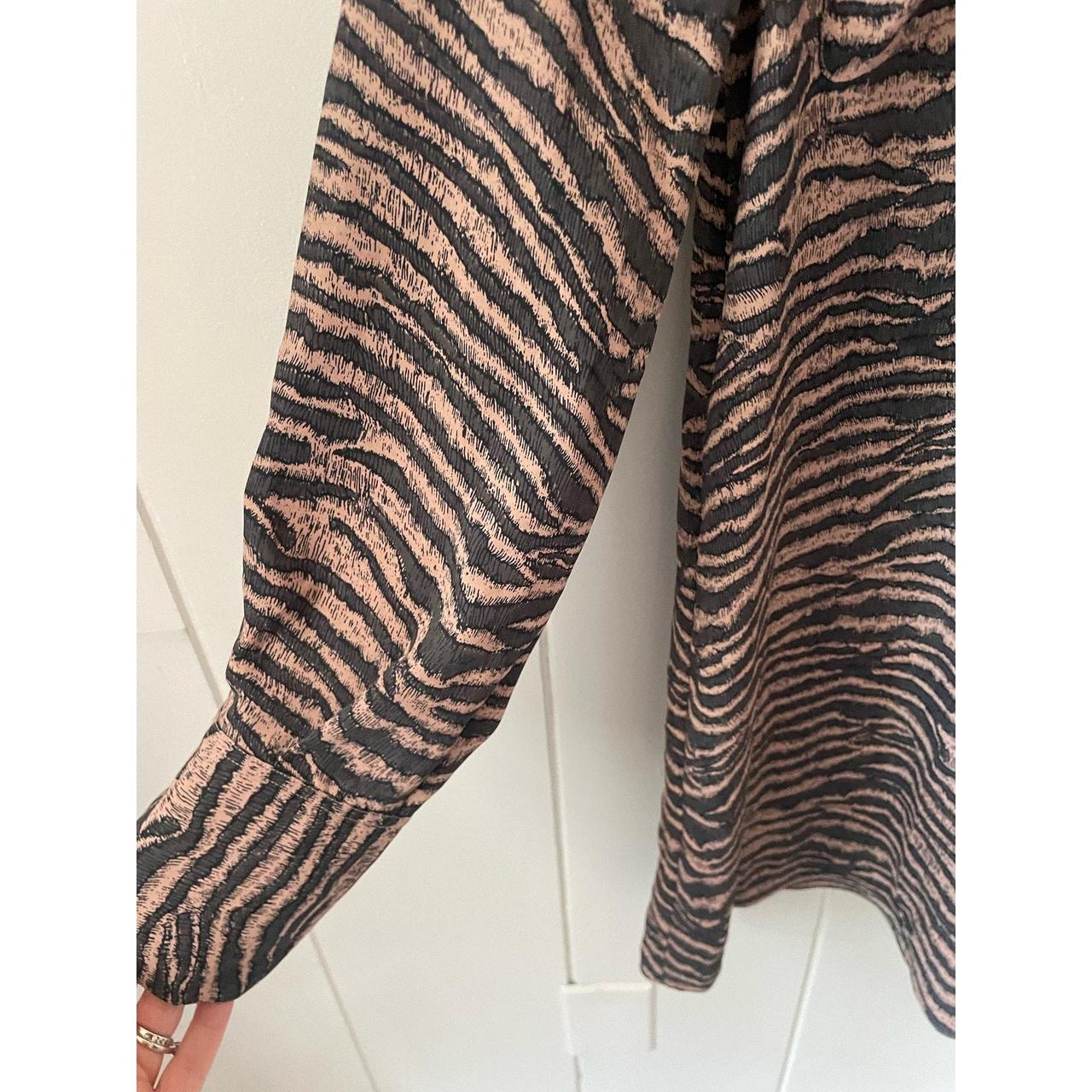 Joie Talma Zebra Print Shirt Dress. Depop