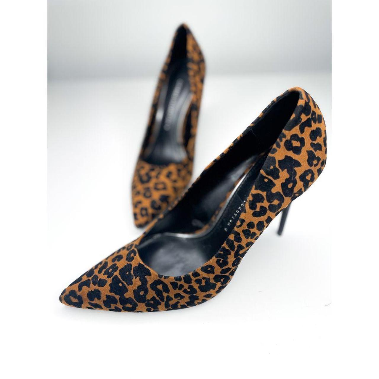 Zara Leopard Print High Heels Size 11 Animal Print. Depop