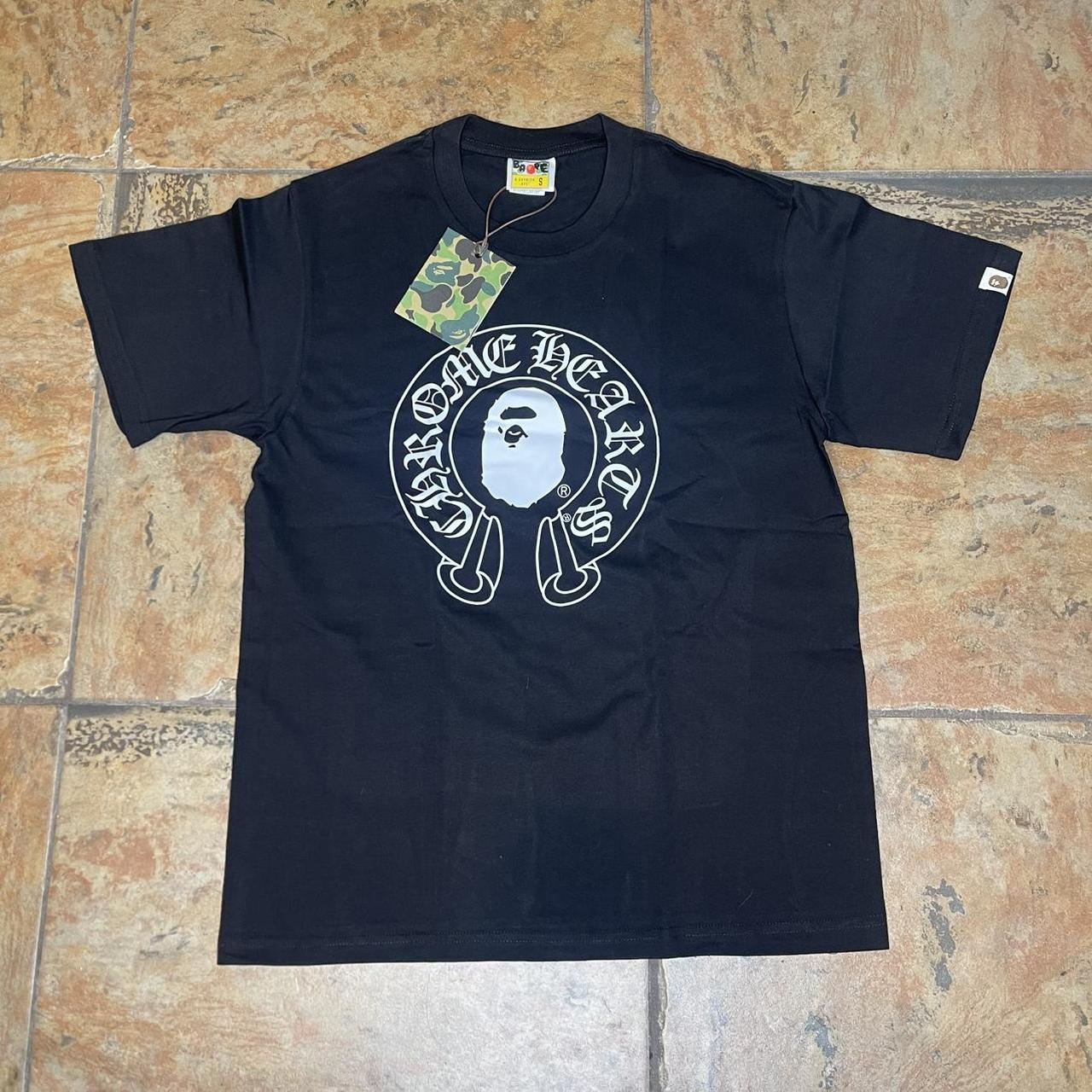 Bathing ape x chrome hearts medium but can fit small | Depop