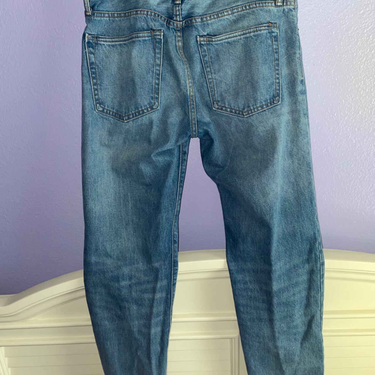 Gap denim jeans 31 x 30 gap flex straight mid rise - Depop