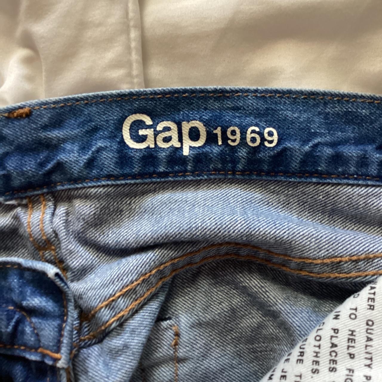 Gap denim jeans 31 x 30 gap flex straight mid rise - Depop