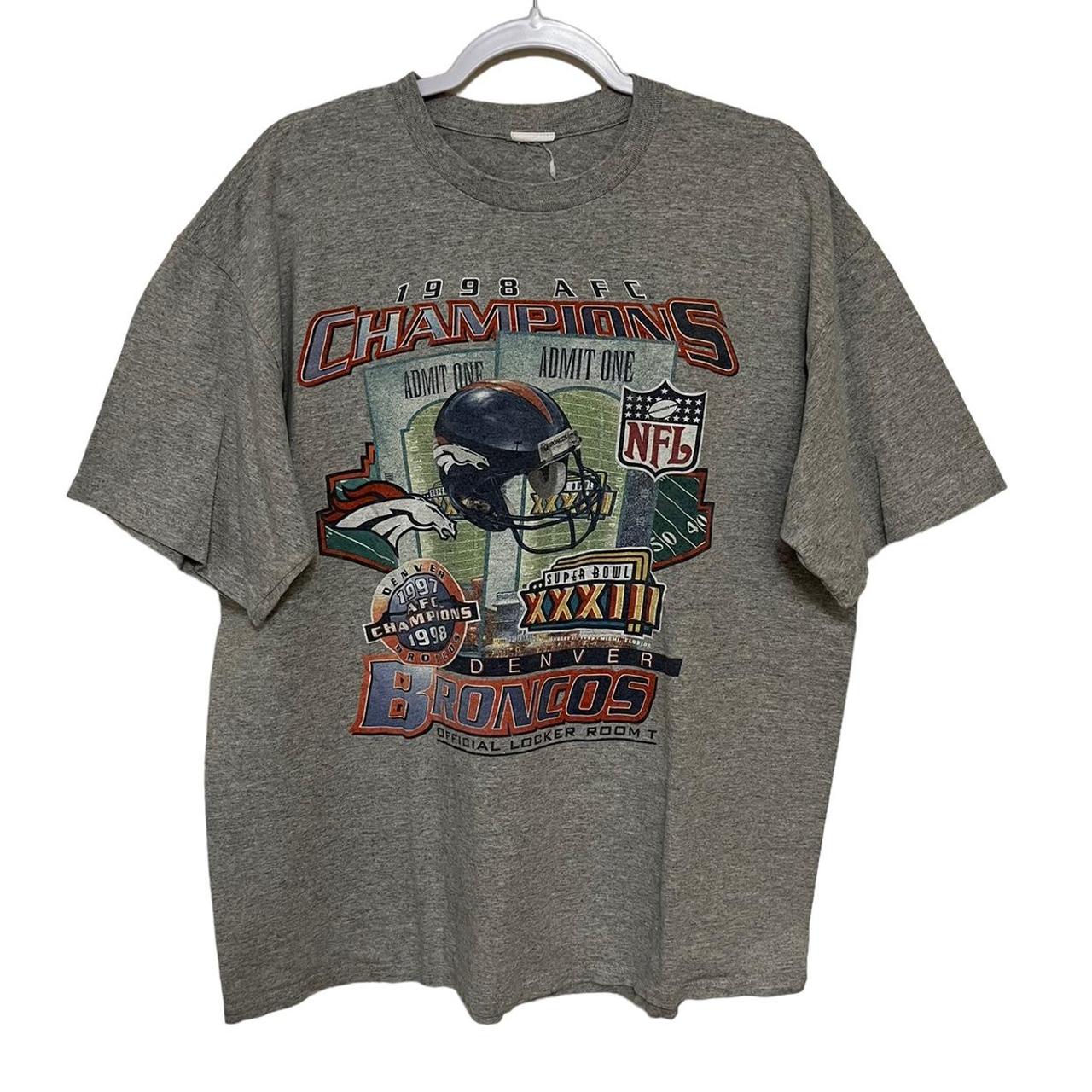 Super Bowl 50 Denver Broncos TShirt size small made - Depop